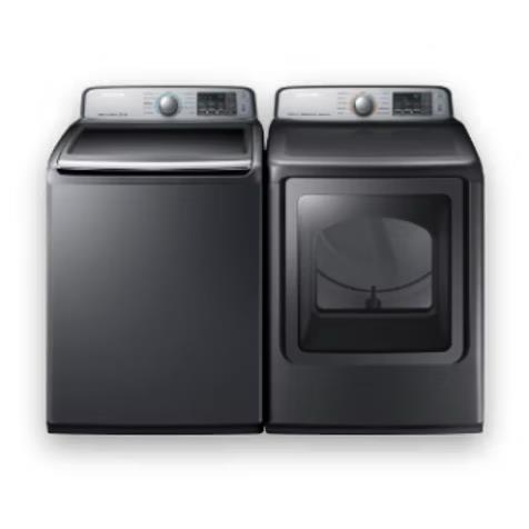 Washer and Dryer in Black