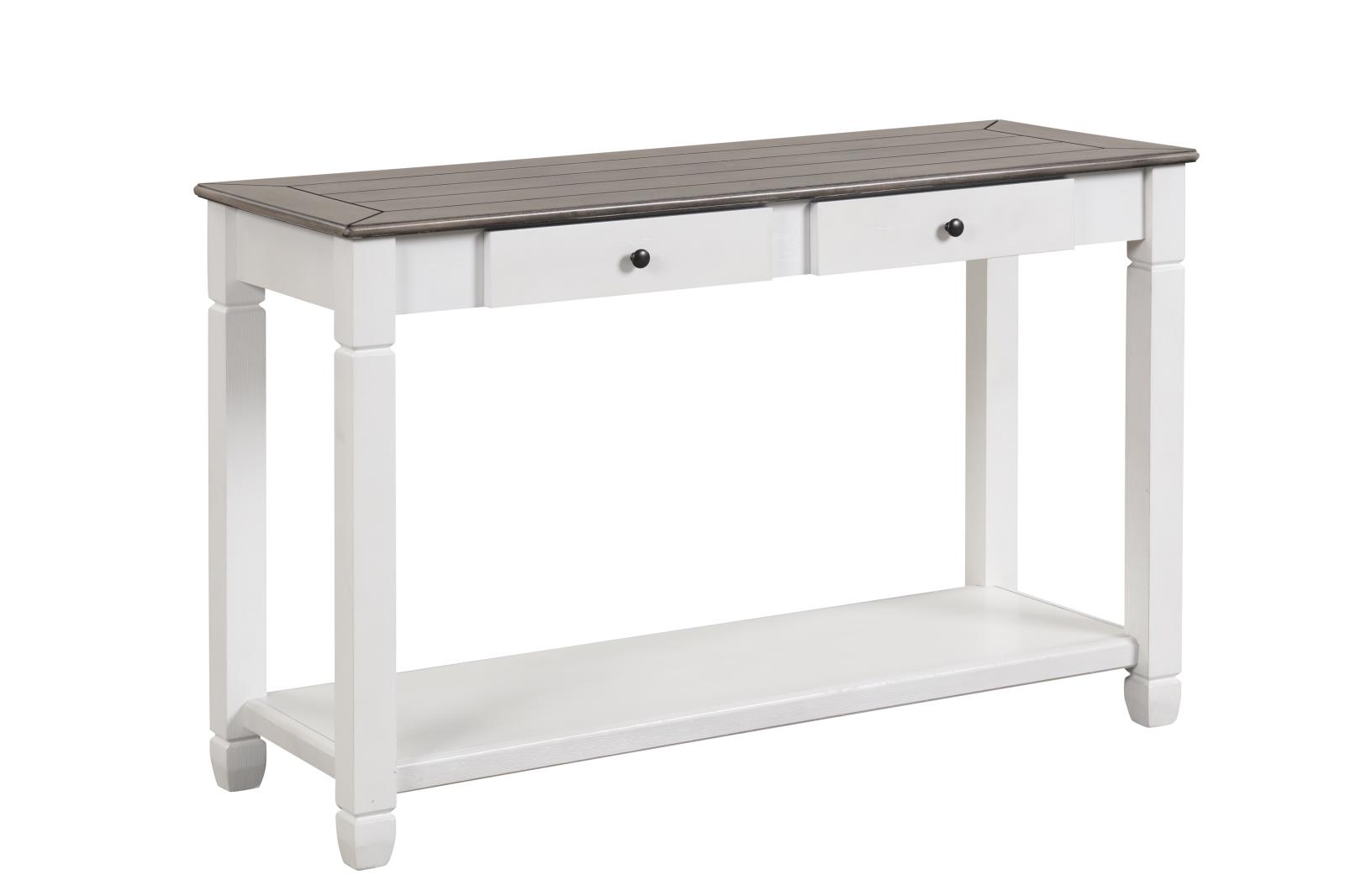 Montana Gray & White Sofa Table — view 2