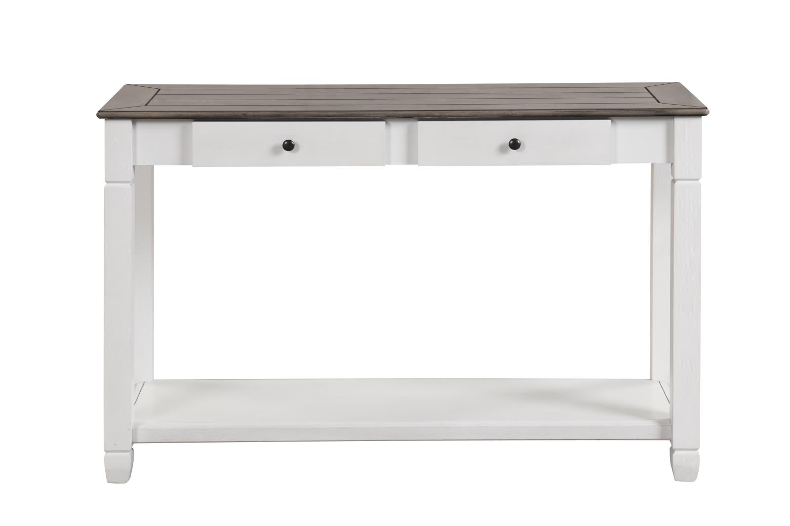 Montana Gray & White Sofa Table — view 4