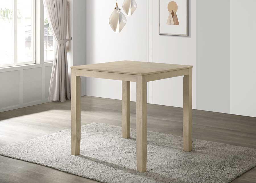 Burgos Cream Square Shape Pub Table — view 3