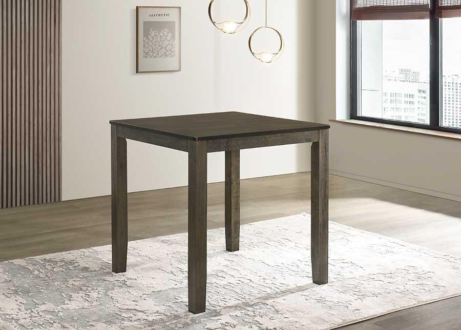 Avila Gray Square Shape Pub Table — view 3