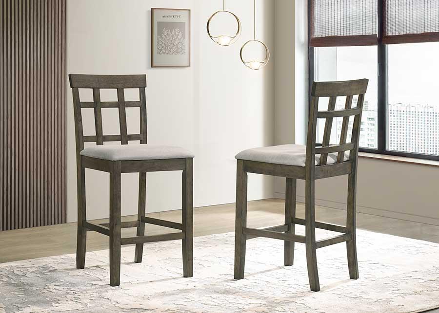Avila Gray Square Shape Pub Table — view 5