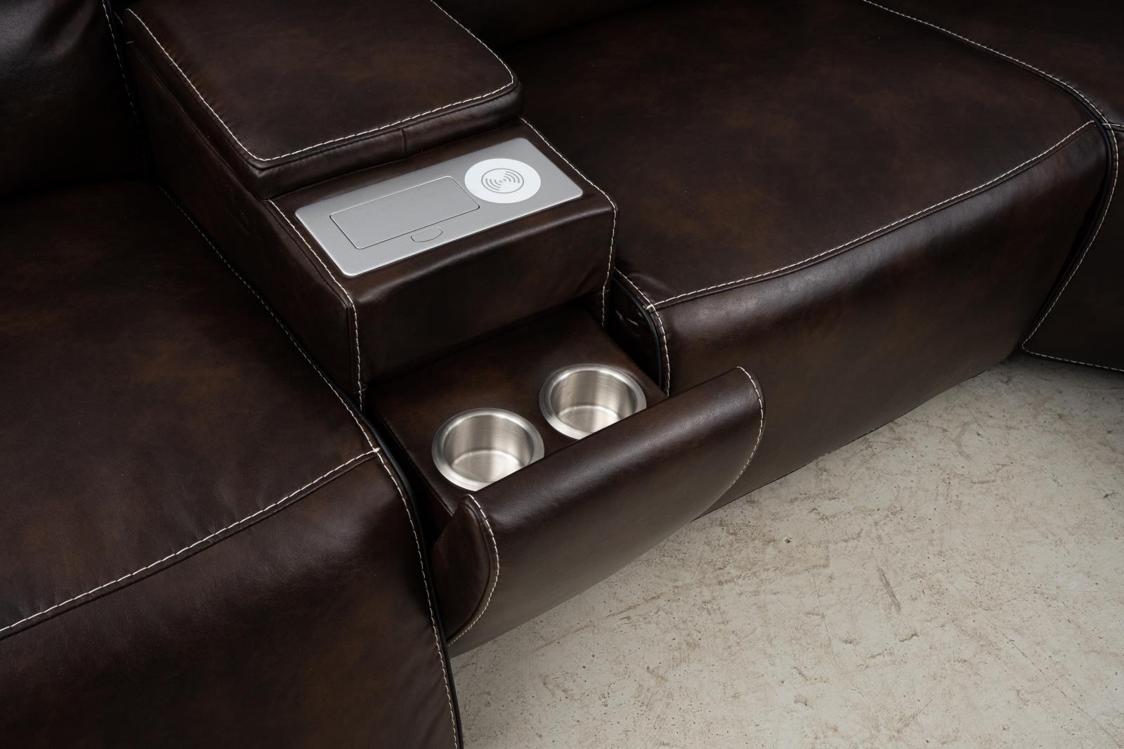 Paris Brown Sectional — view 7