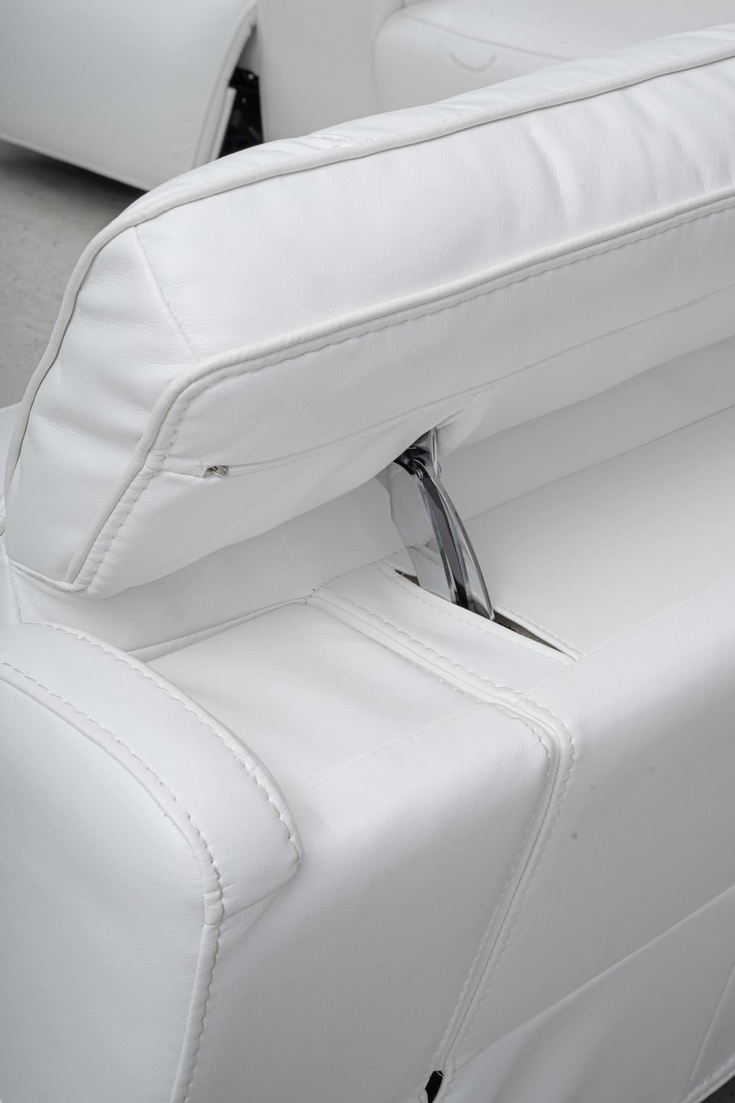Paris White Sectional