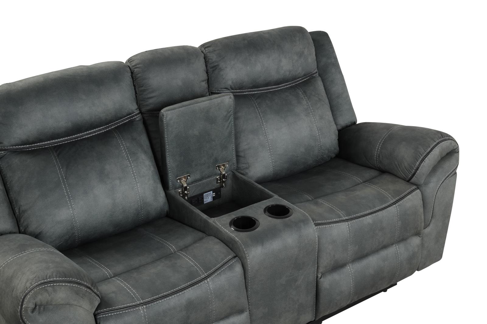 Palm Gray Sofa — view 9