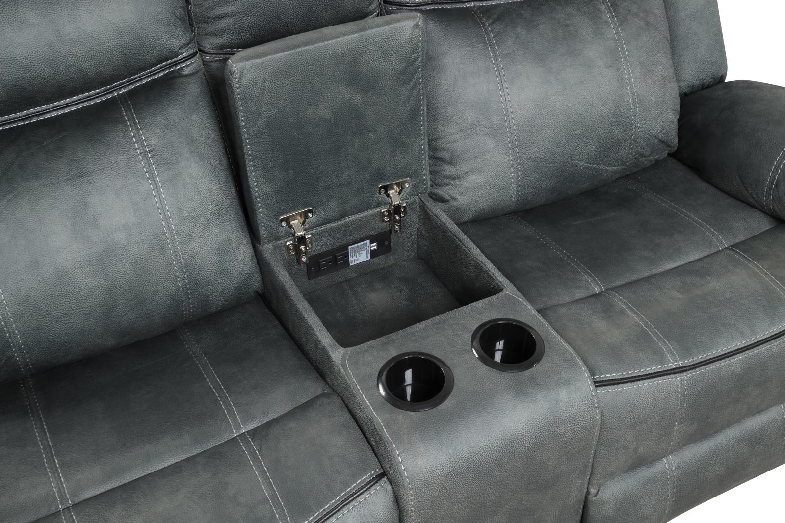 Palm Gray Sofa — view 10