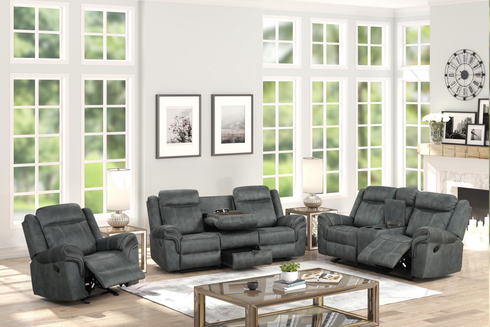 Palm Gray Sofa