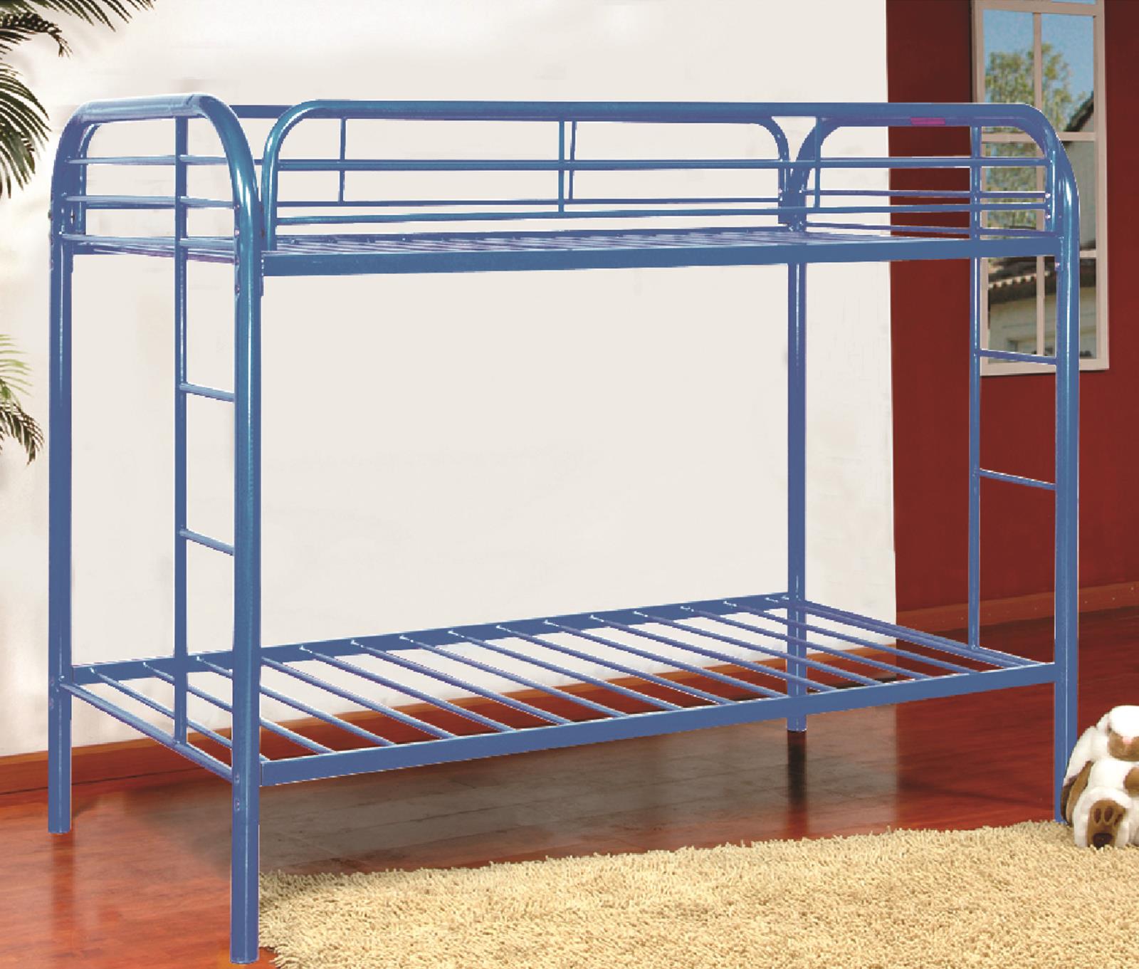 Bradford Blue Twin/Twin Metal Bunkbed