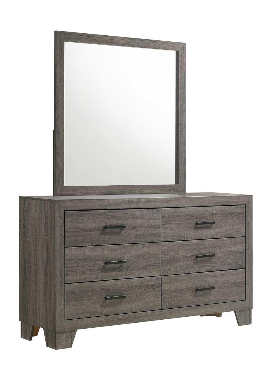 Durham Gray 6-Drawer Dresser — view 2