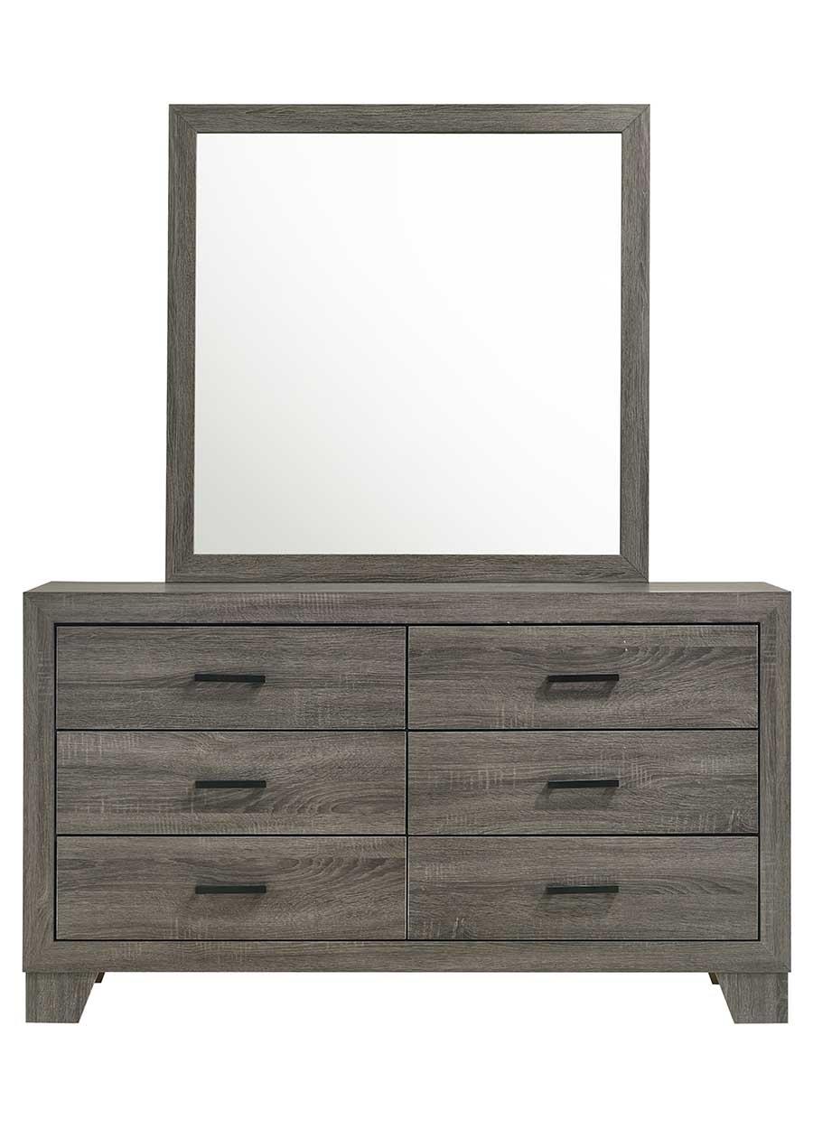 Durham Gray 6-Drawer Dresser — view 3