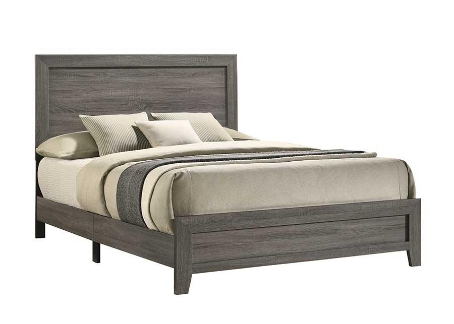 Durham Gray Panel Queen Bed — view 2