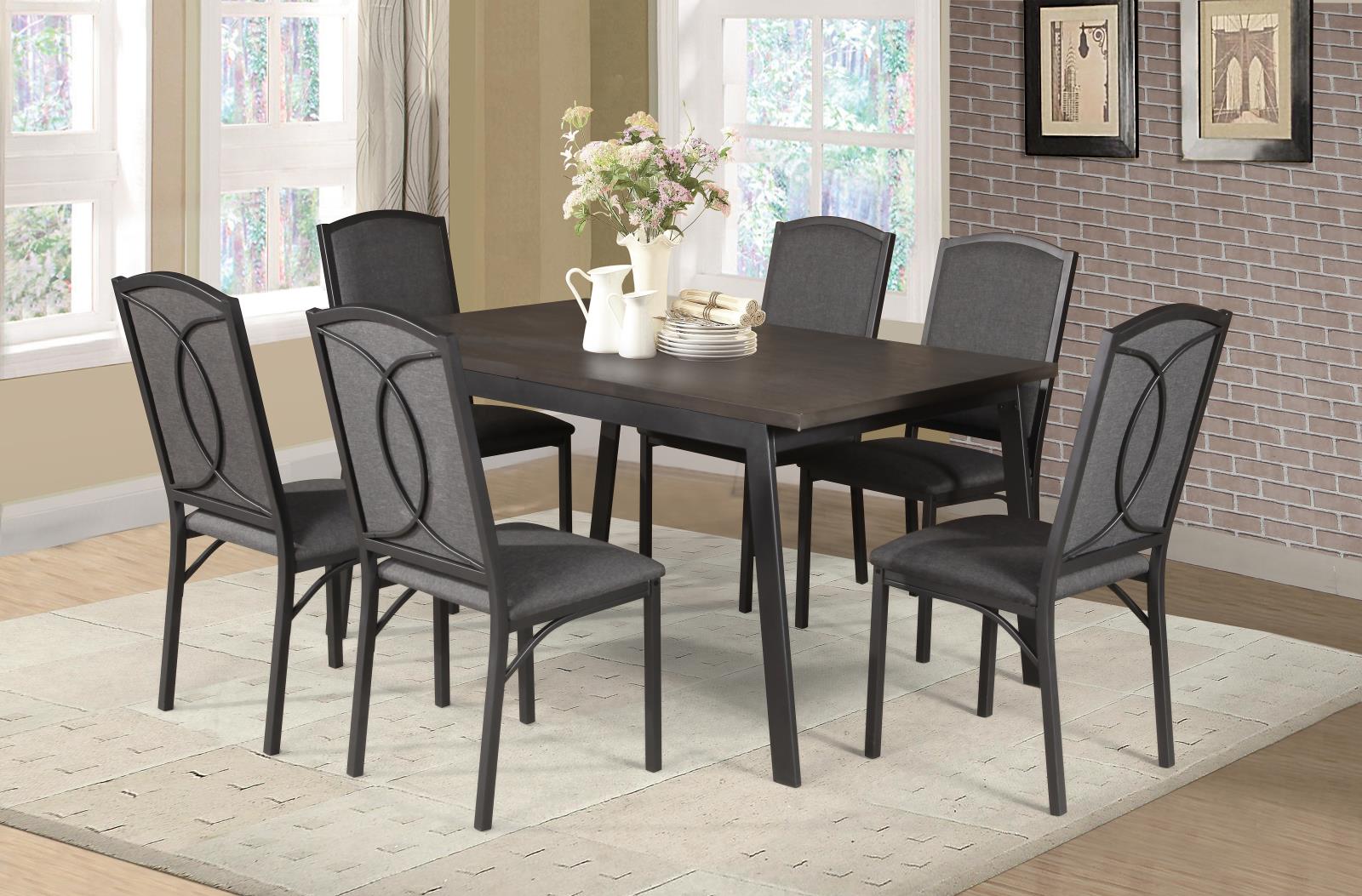 Genoa Gray 7-Piece Dining Set