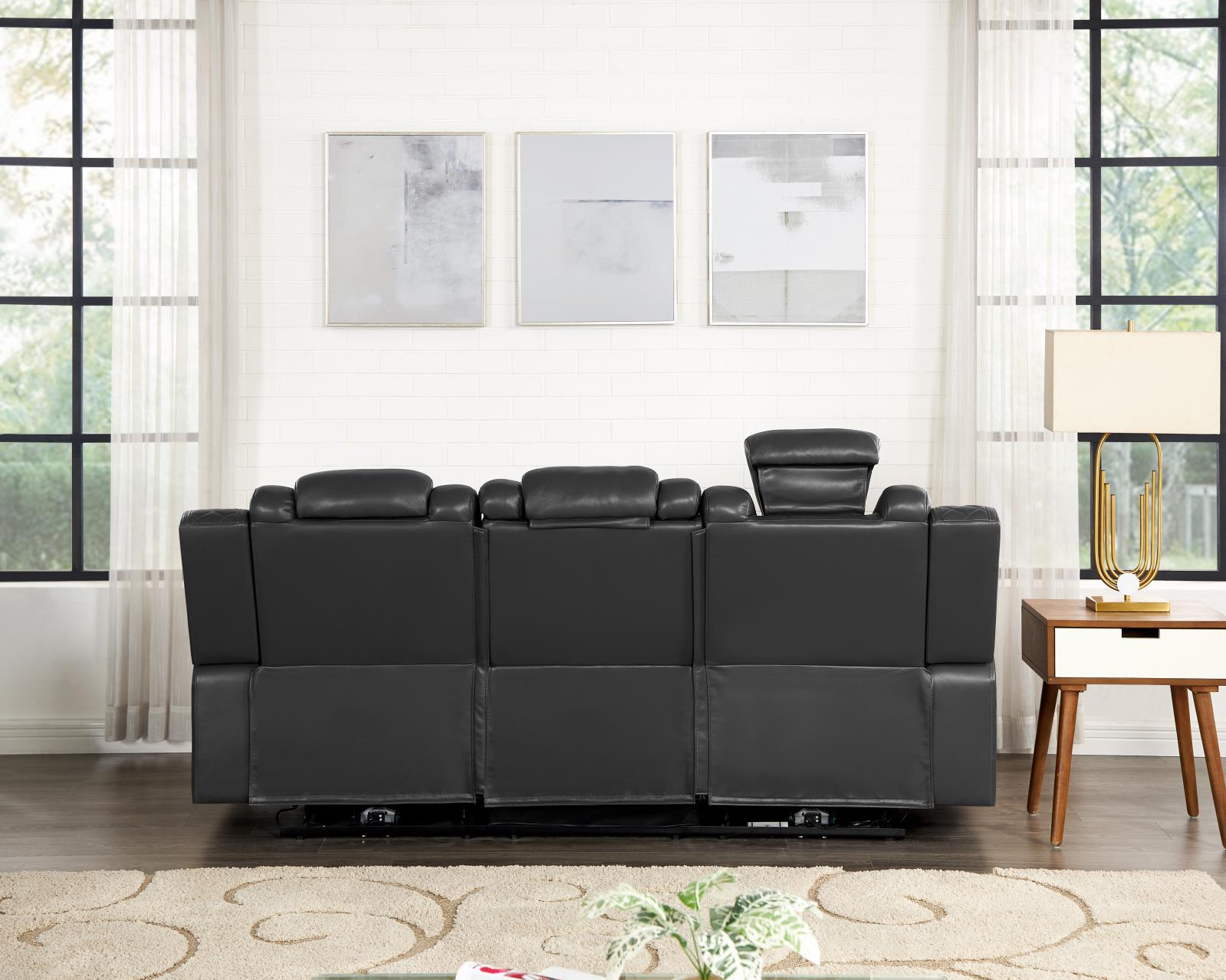Bella Gray Sofa — view 2