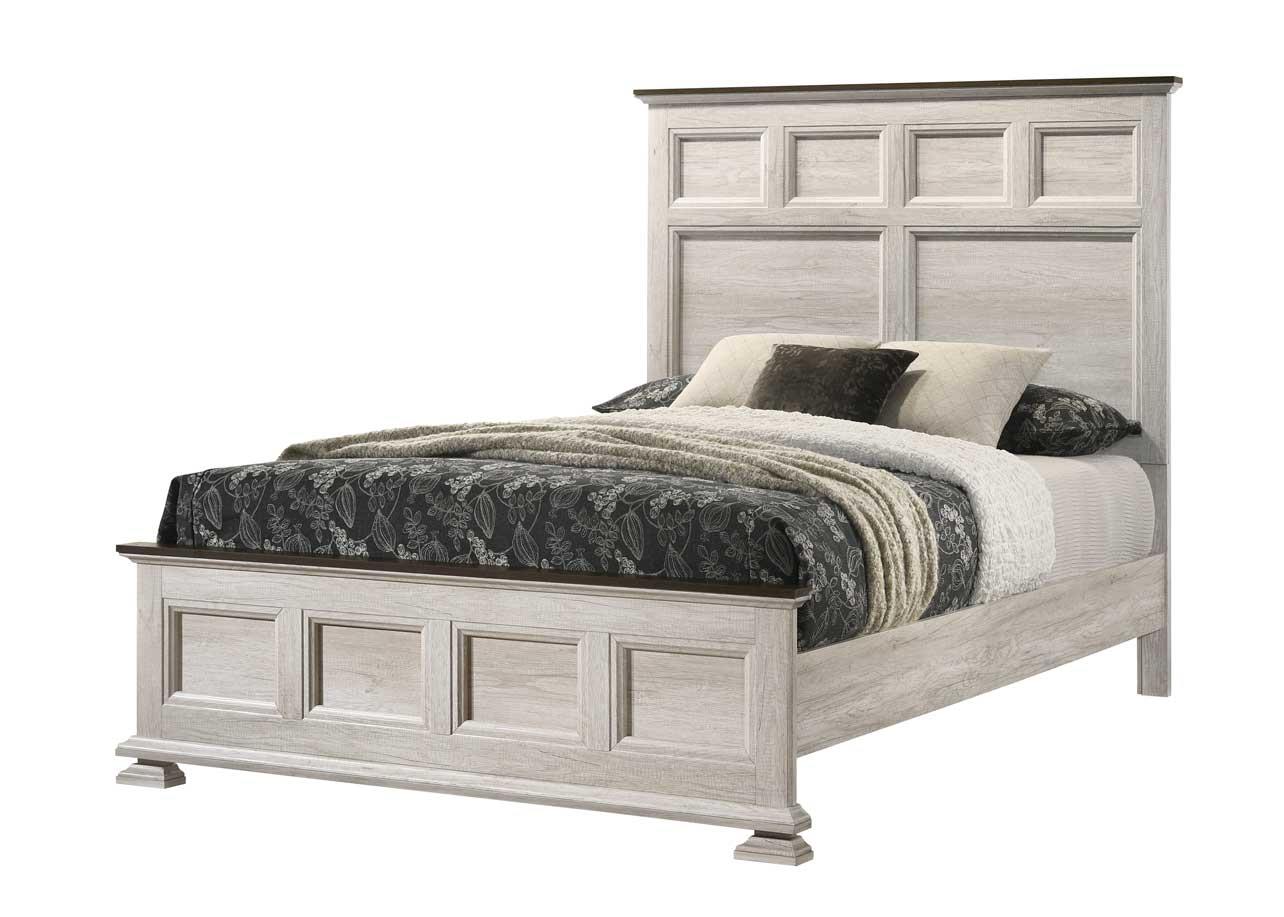 Forest White King Bed — view 2