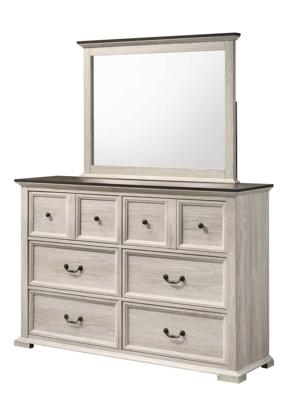 Forest White Dresser — view 4