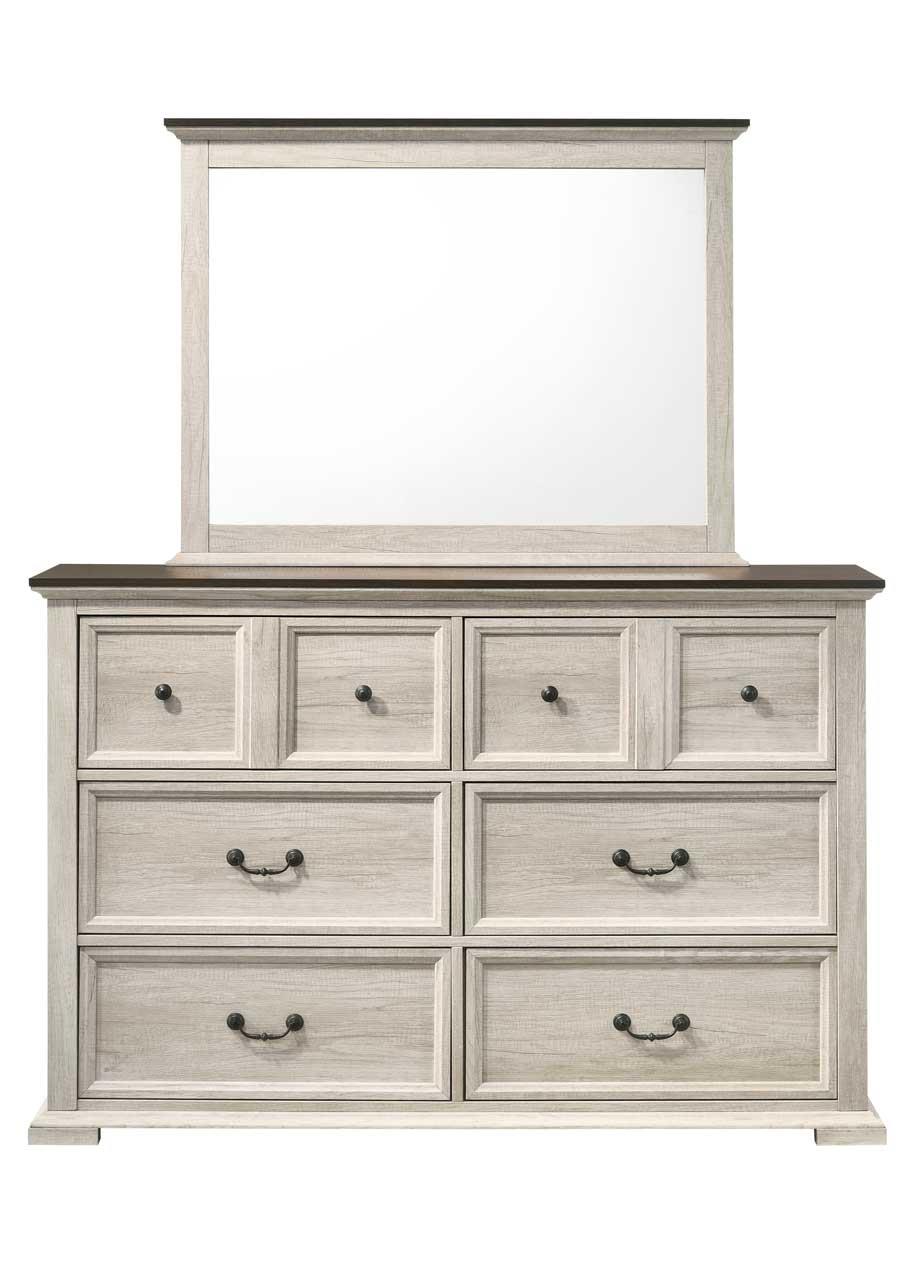 Forest White Dresser — view 5