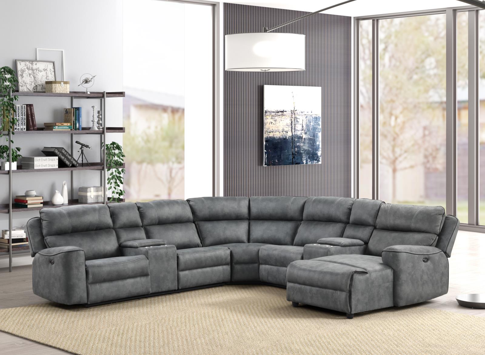 Orlando Gray Manual Recliner