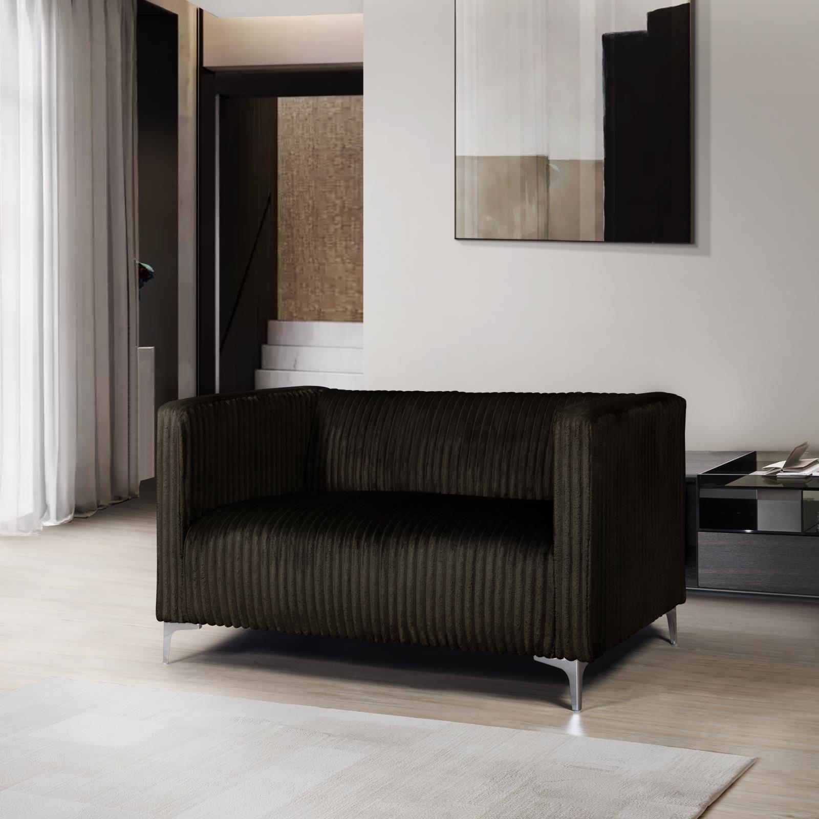 Austin Brown Sofa & Loveseat — view 7