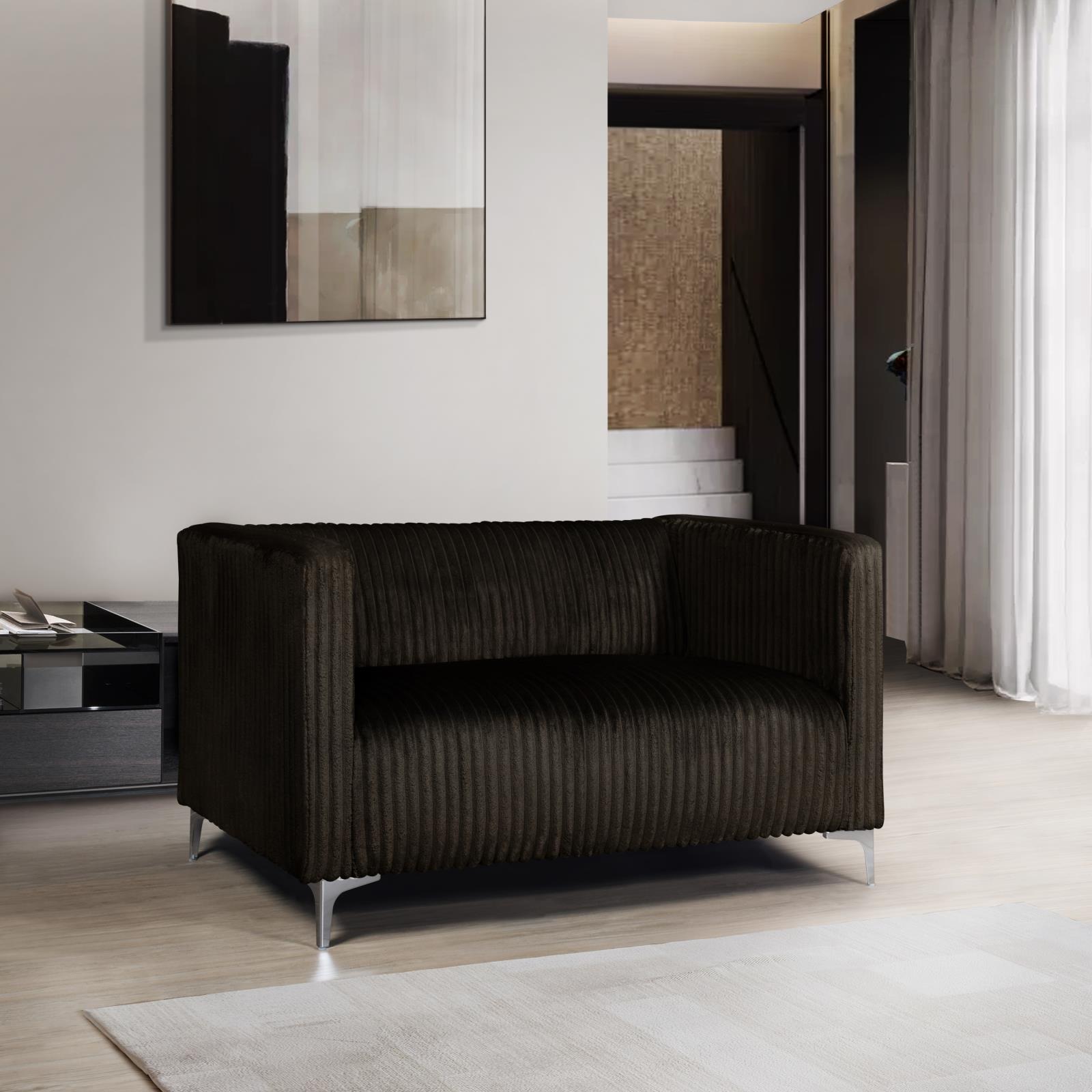 Austin Brown Sofa & Loveseat — view 8