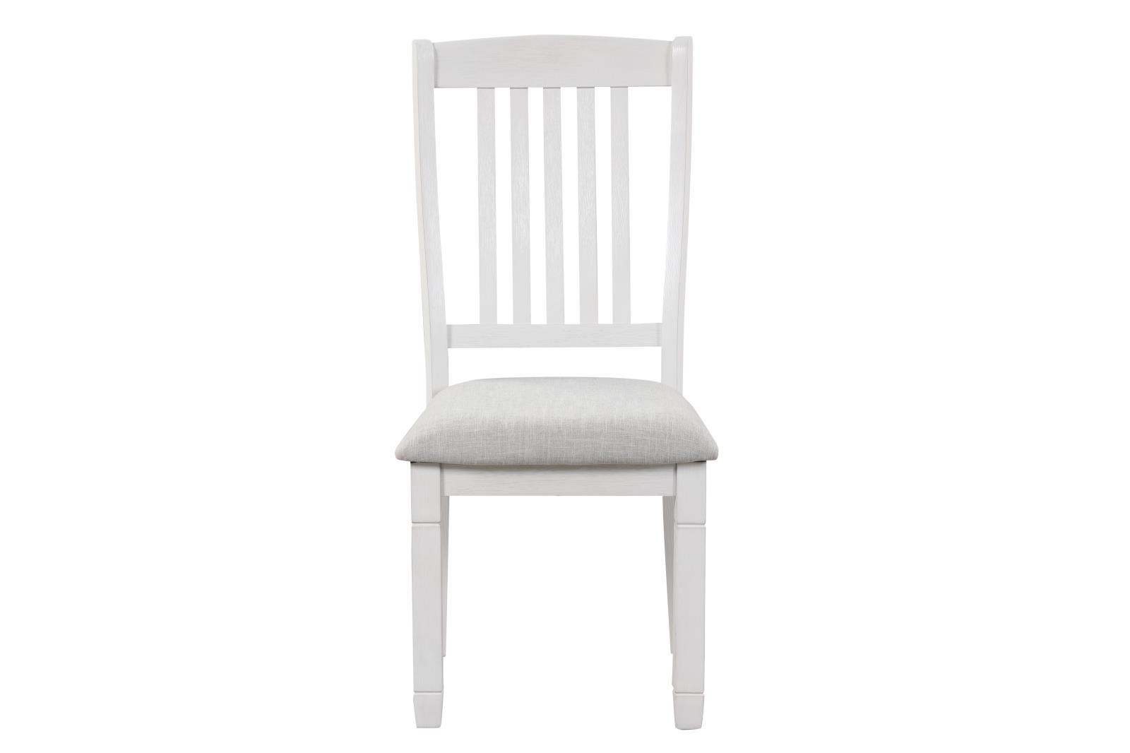 Montana Gray & White Upholstered Chair — view 2