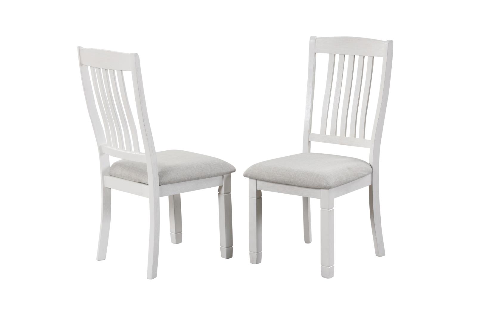 Montana Gray & White Upholstered Chair — view 4