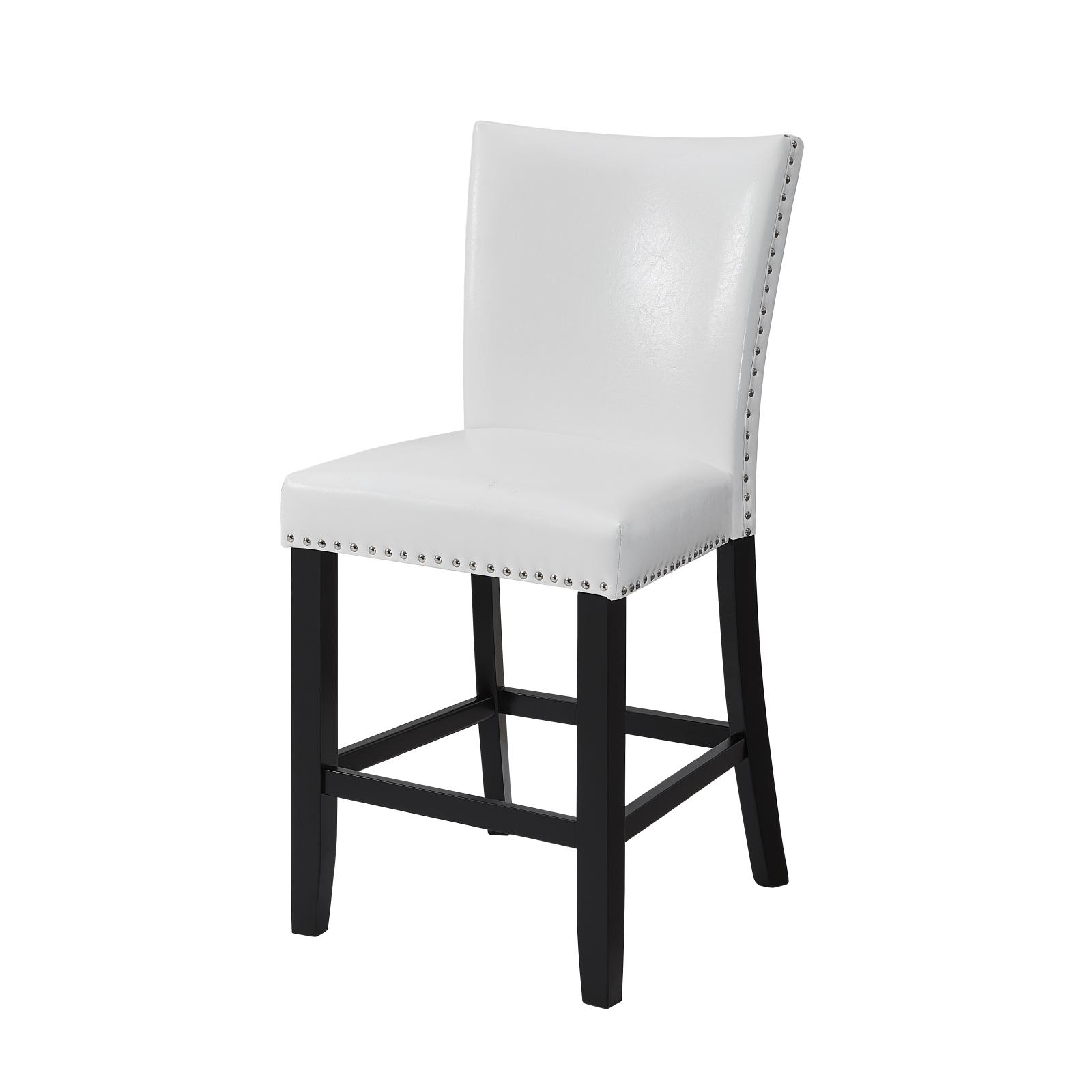 Granada White 5-Piece Pub Table Set — view 6