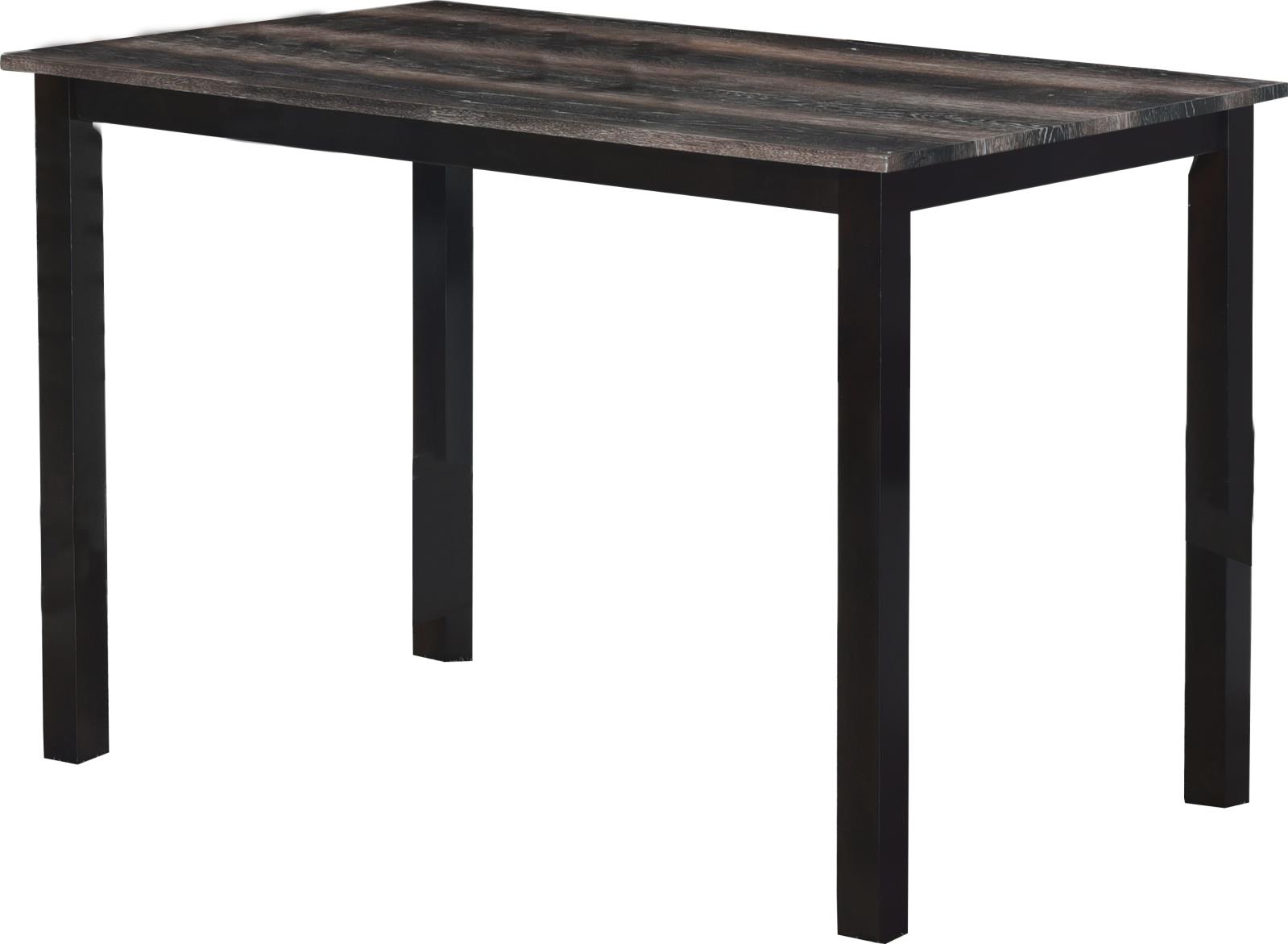 Salerno Rustic Brown 5-Piece Dining Set — view 3