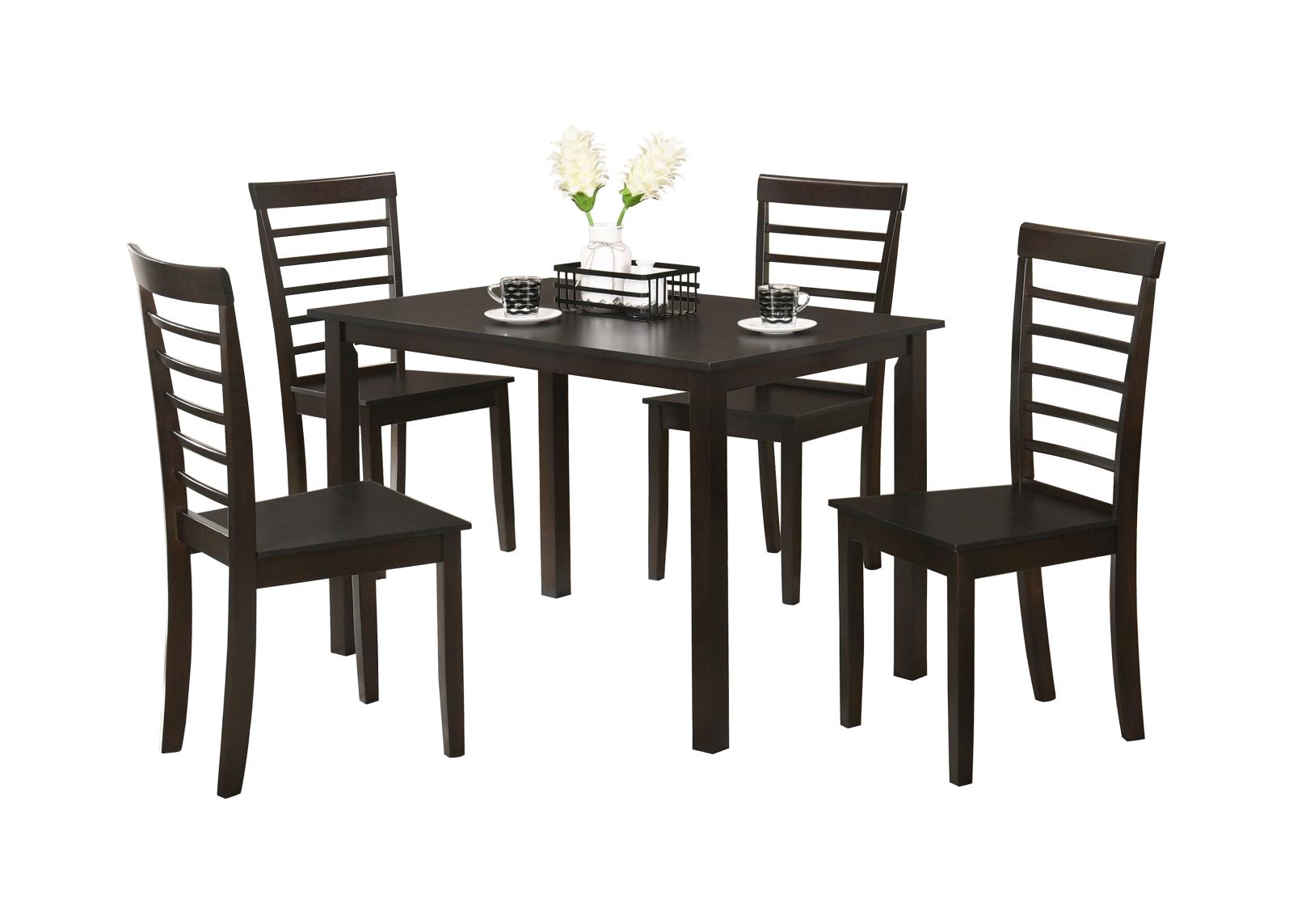 Salerno Brown 5-Piece Dining Set — view 6