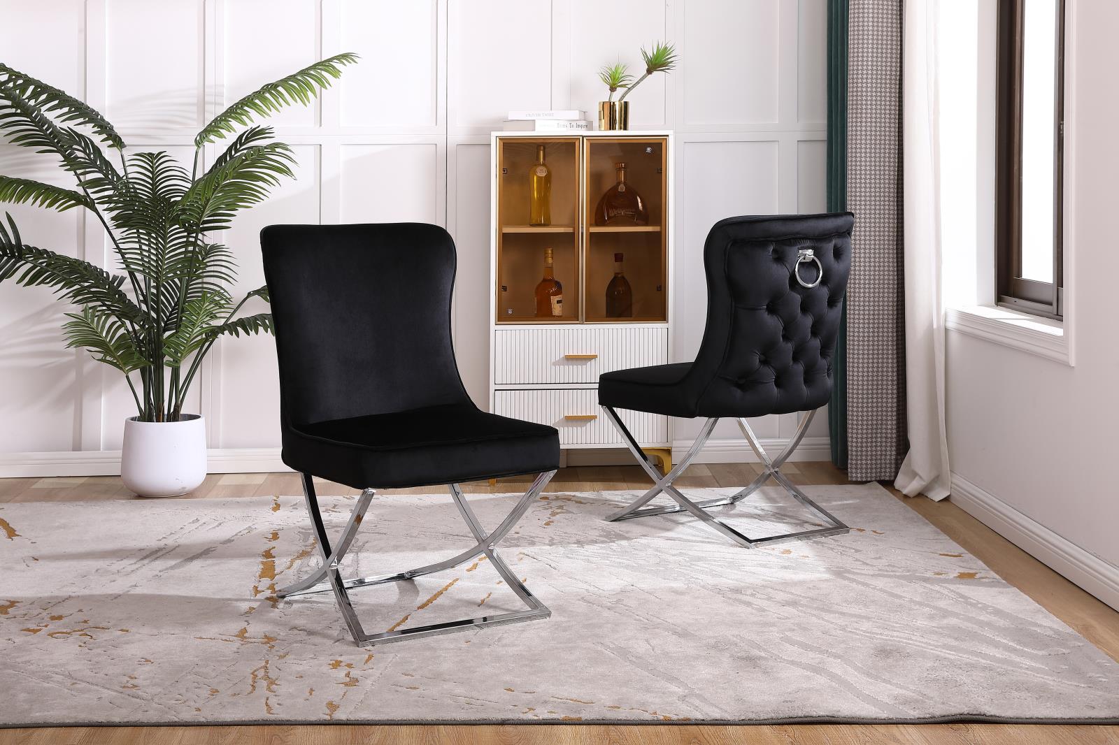 Victoria Black Chairs — view 3