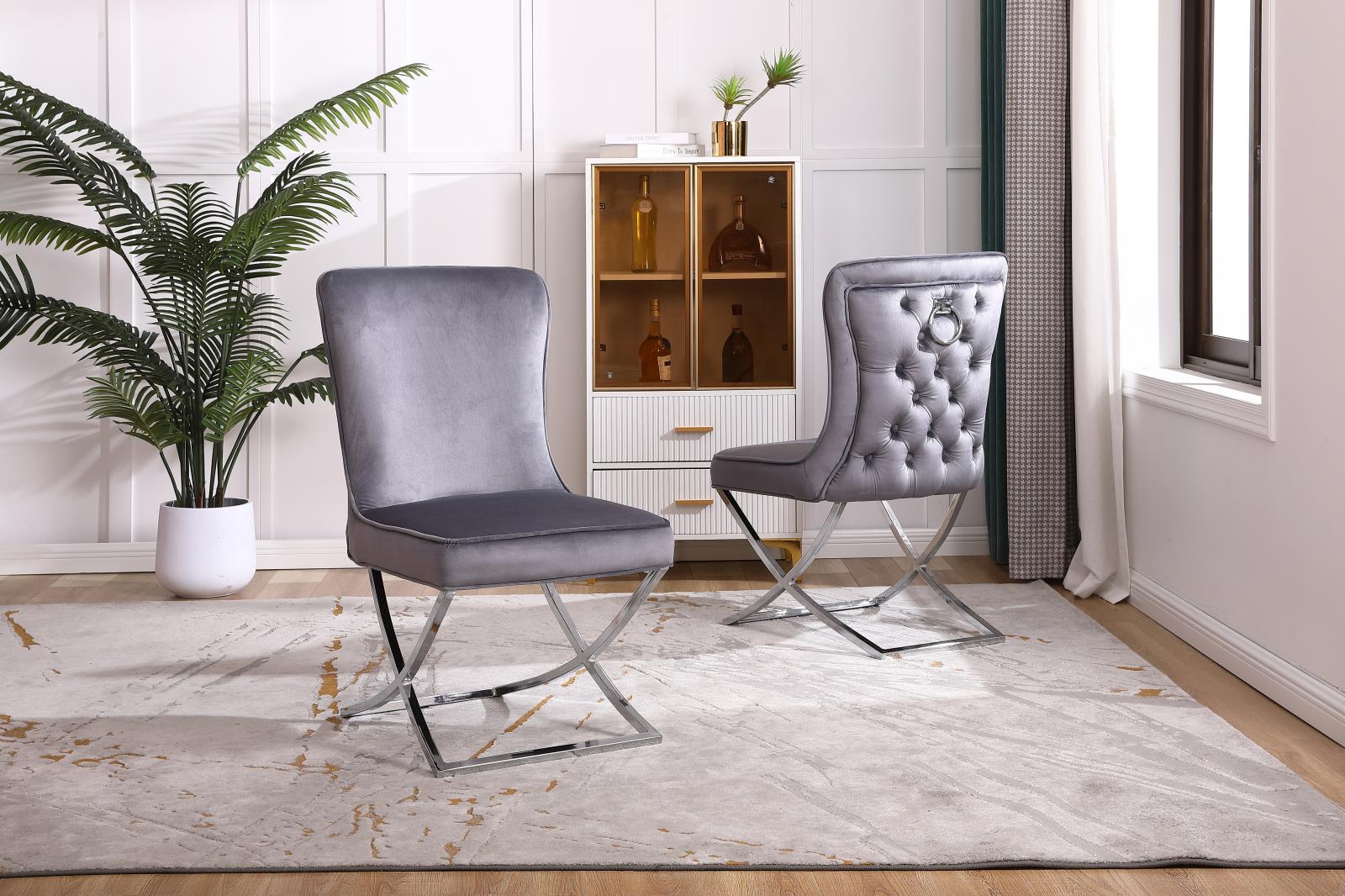 Victoria Gray Chairs — view 3
