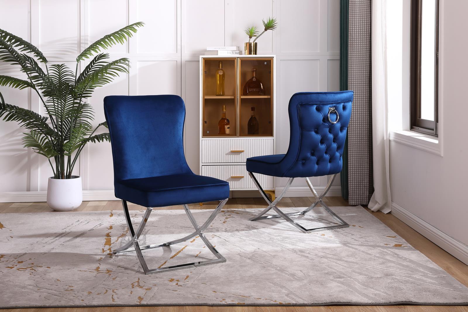 Victoria Blue Chairs — view 3