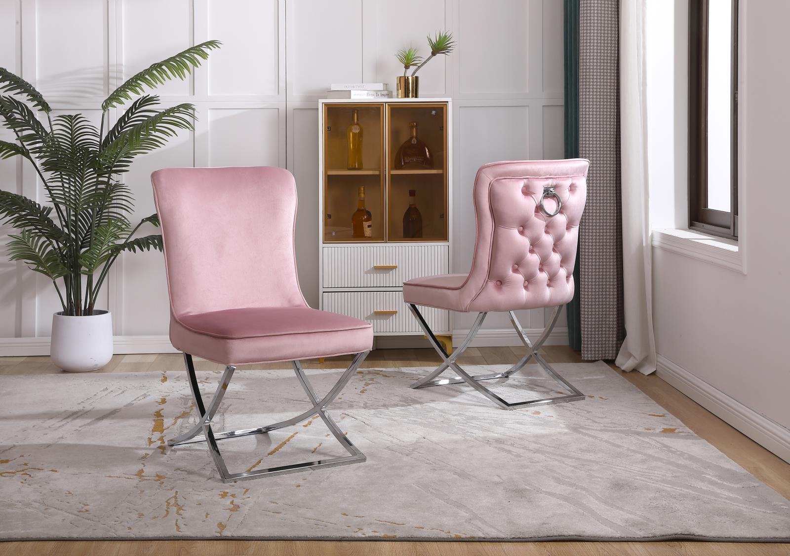 Victoria Pink Chairs — view 3