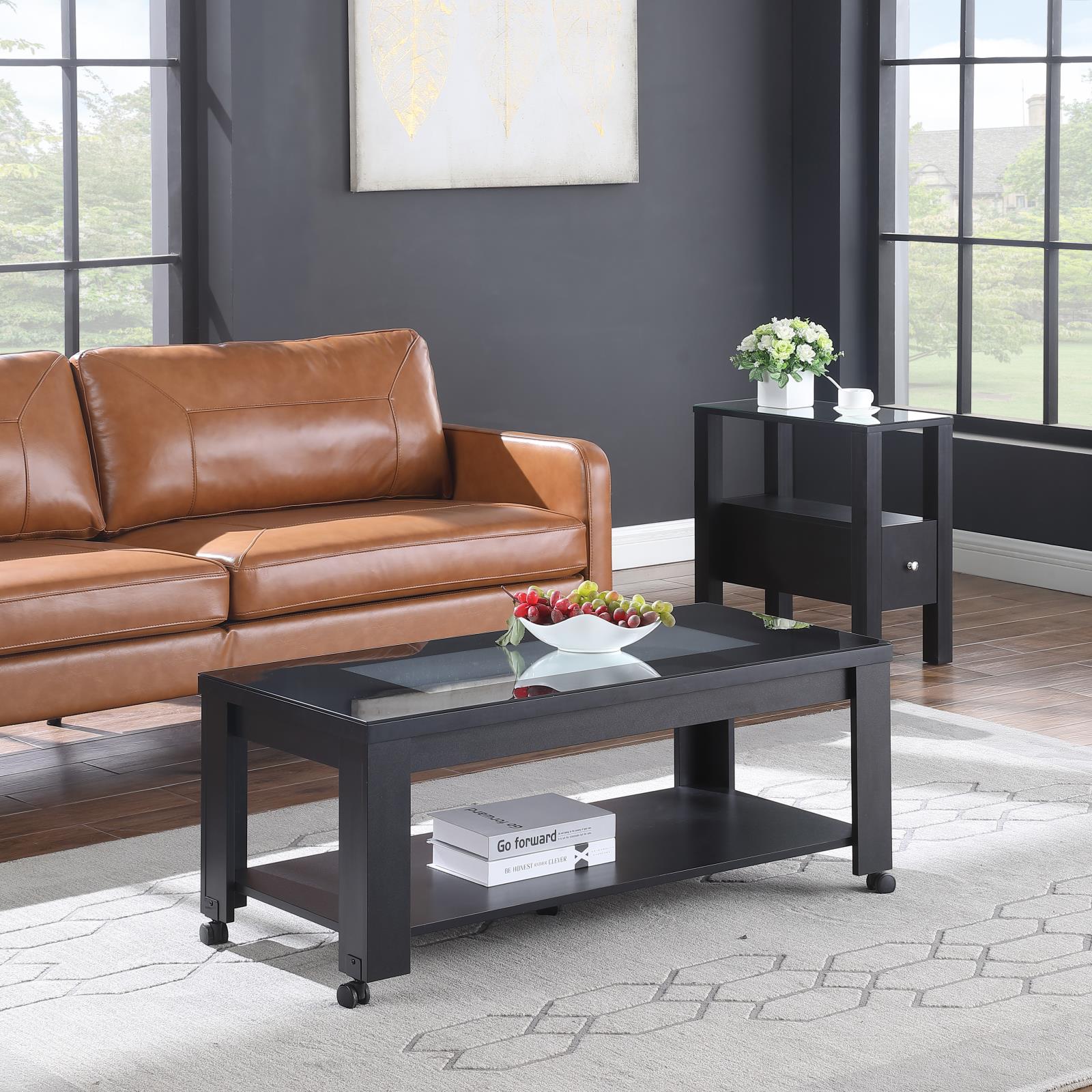 Neo Black End Table