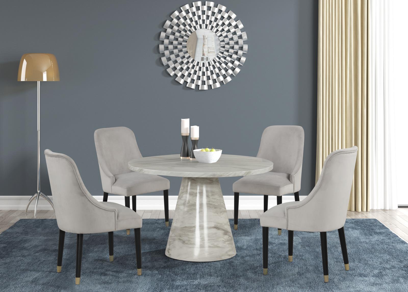 Eva Black Dining Table — view 4