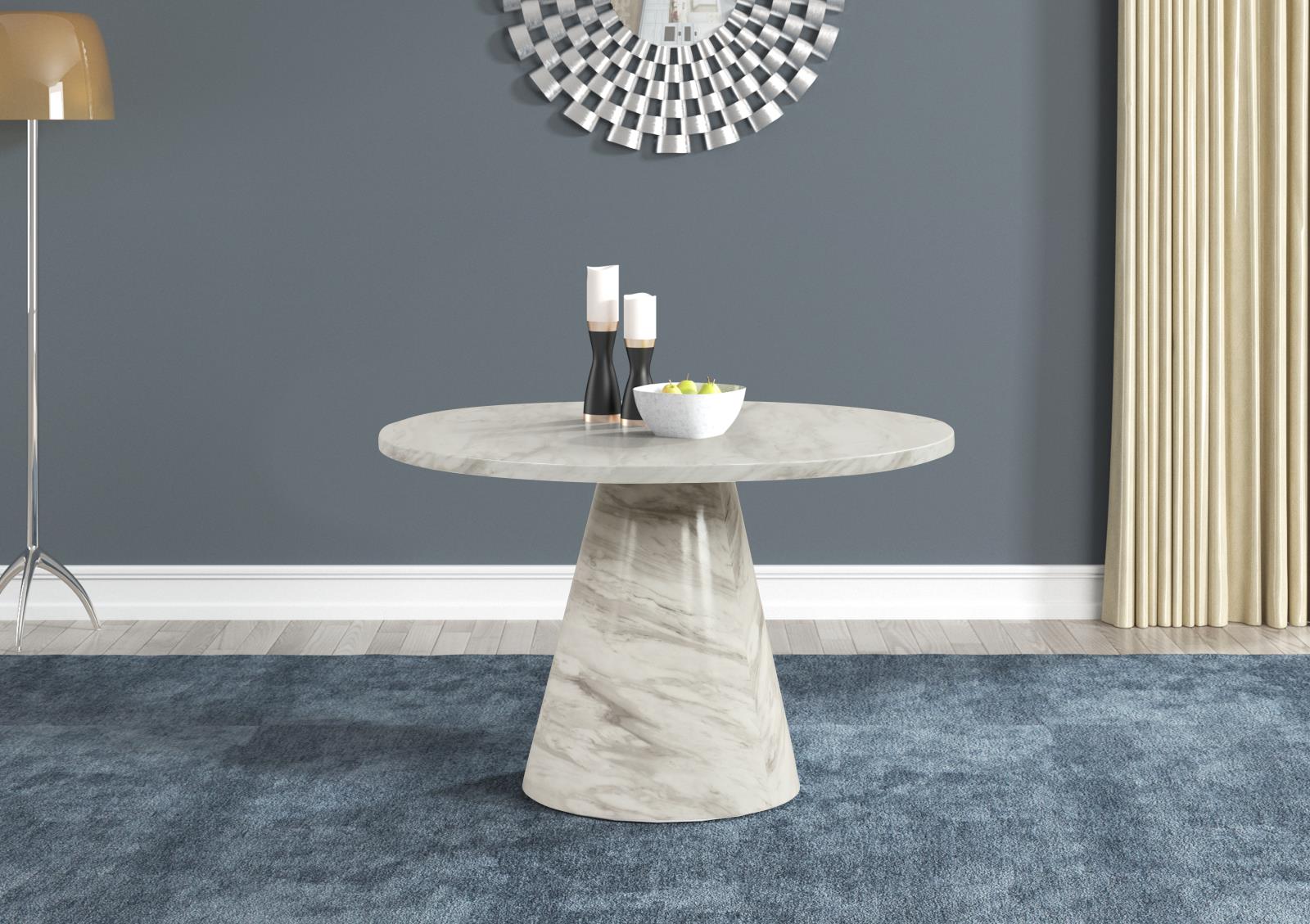 Eva White Dining Table