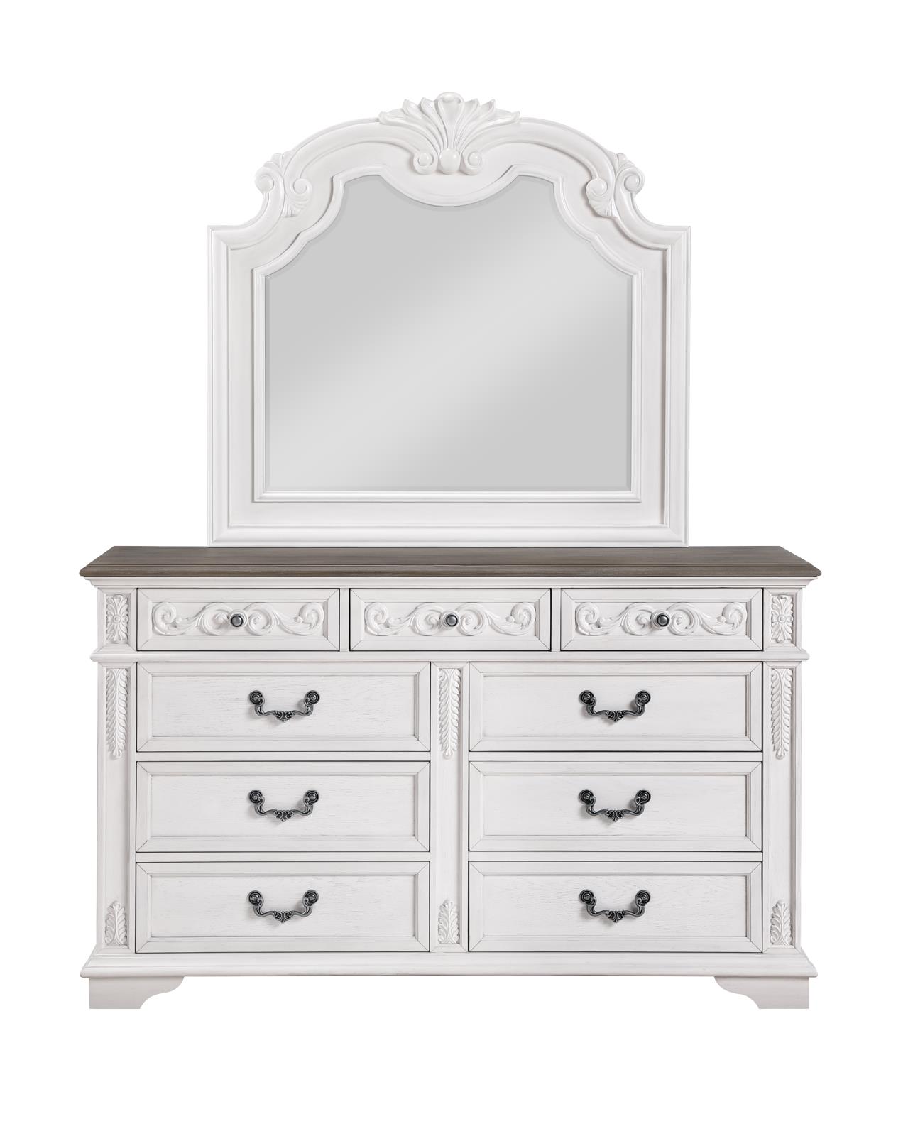 Archi White Mirror