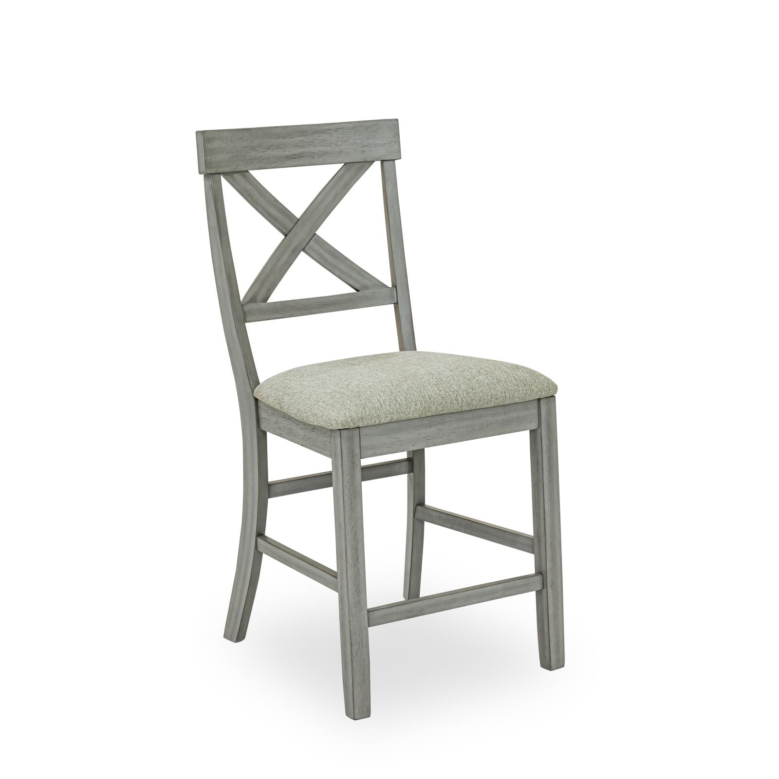 Miral Gray Pub Chair