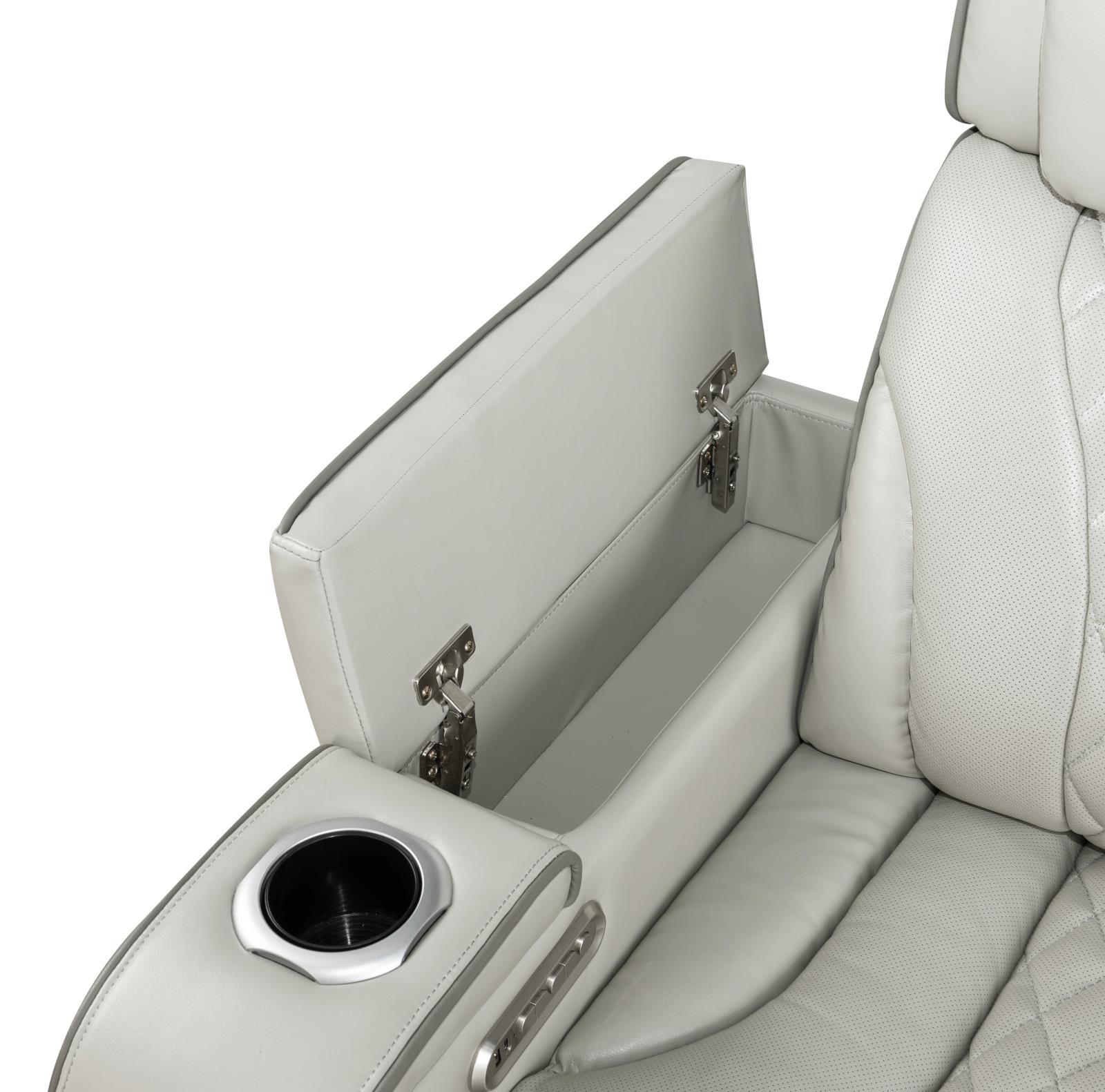 All Star 3-Piece Gray Power Sectional with Power Headrest — view 8
