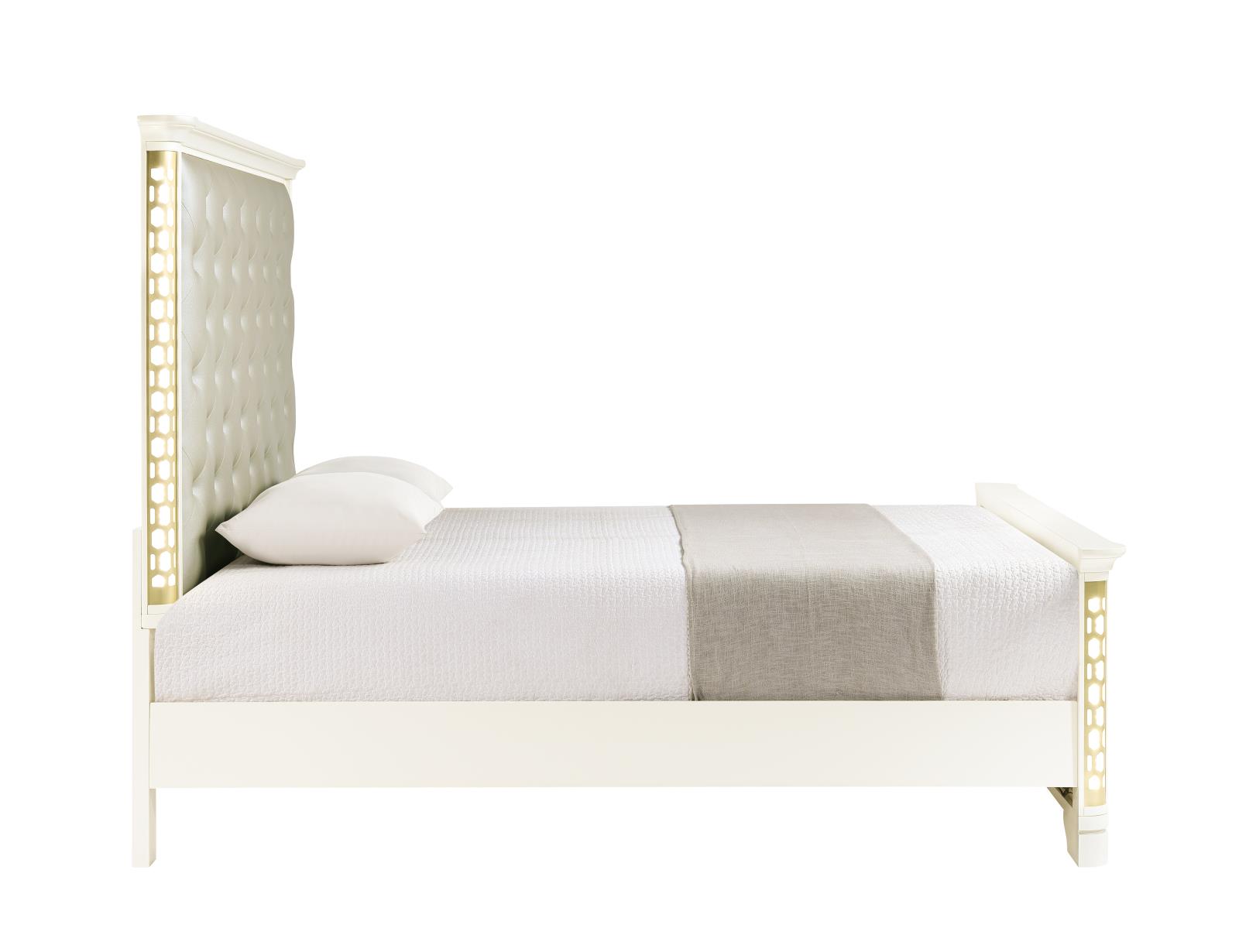 Josie Beige Queen Bed — view 4