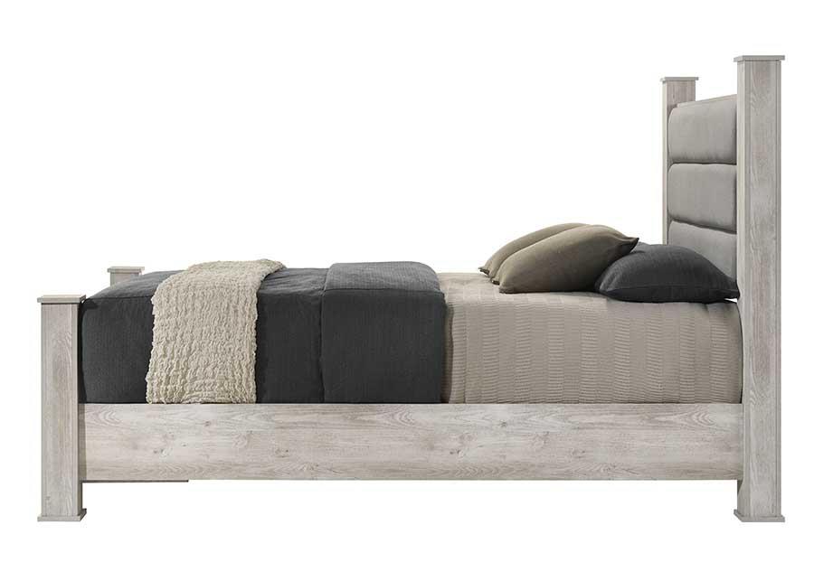 Dore Cream Queen Bed, Dresser, Mirror & Nightstand — view 7