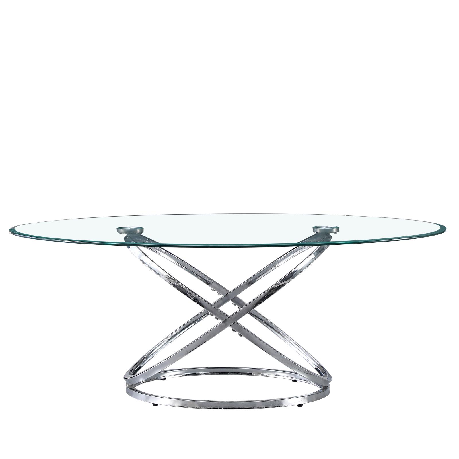 Helix Chrome Coffee Table