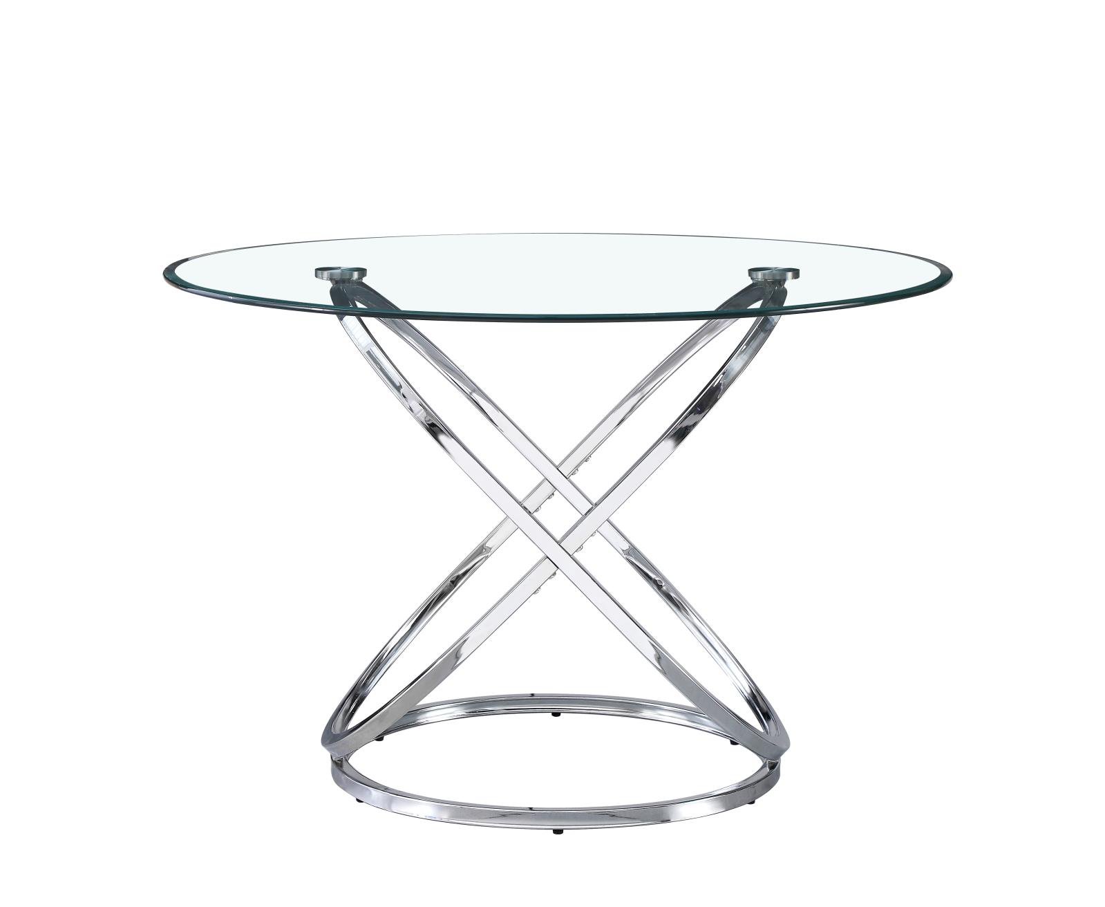 Helix Chrome Dining Table