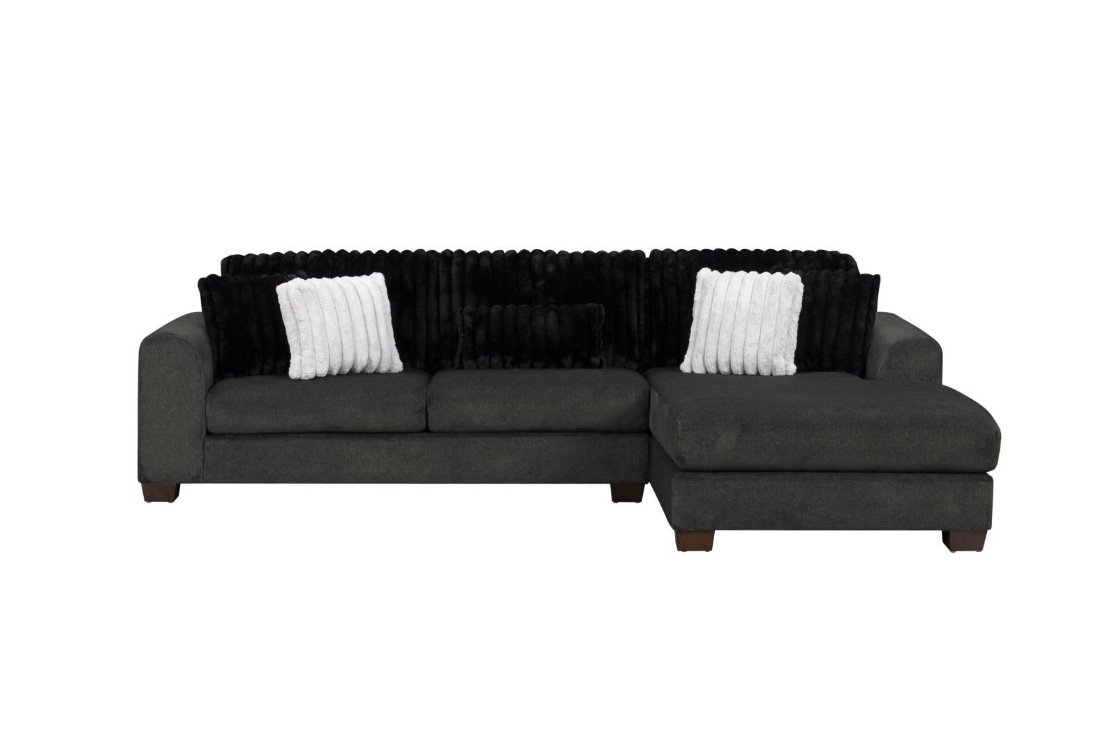 Haisley Dark Gray Sectional