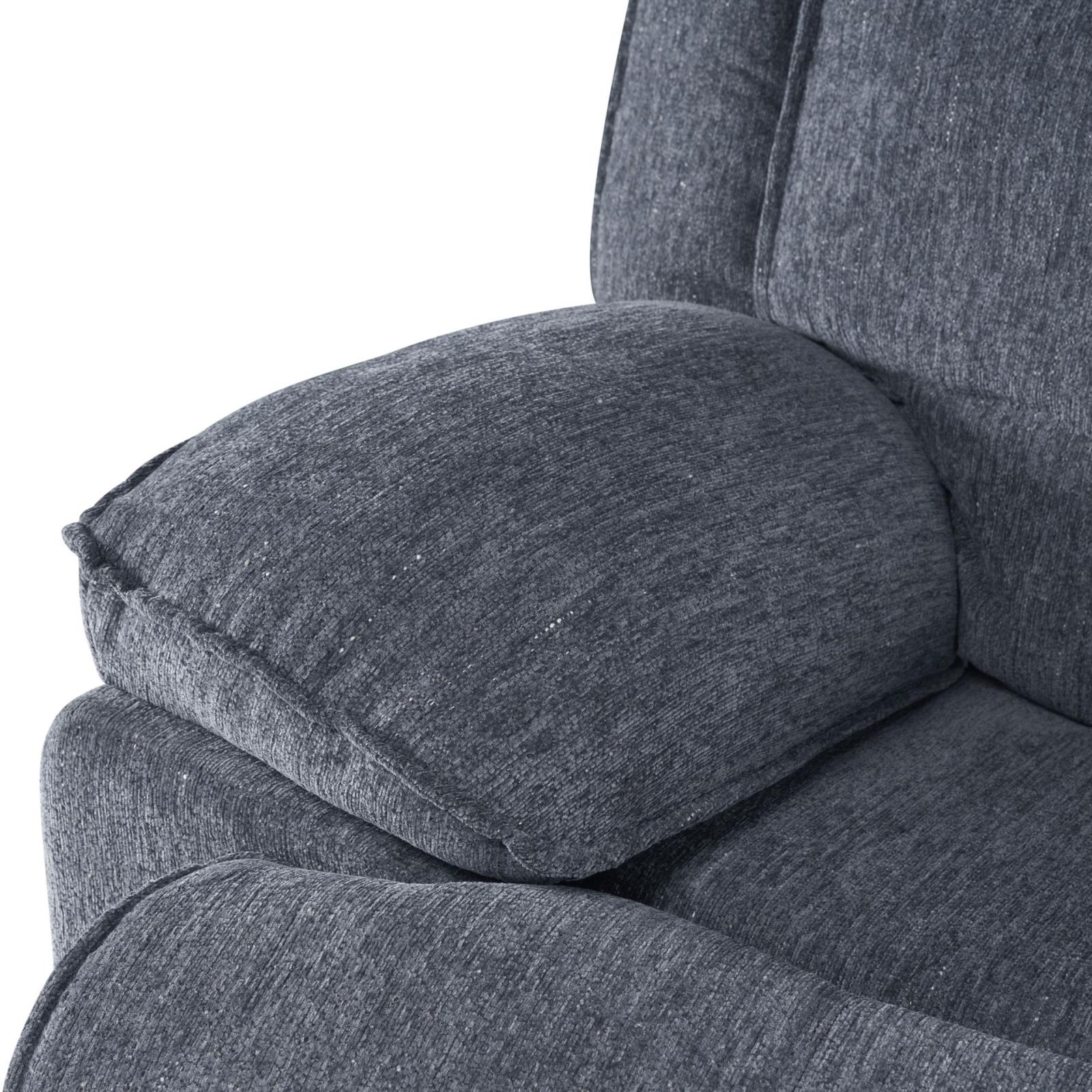 Asheville Gray Manual Reclining Sofa & Loveseat — view 6