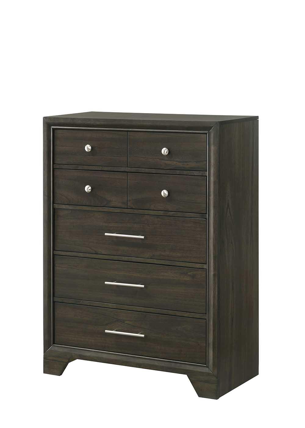 Linden Gray 5-Drawer Chest