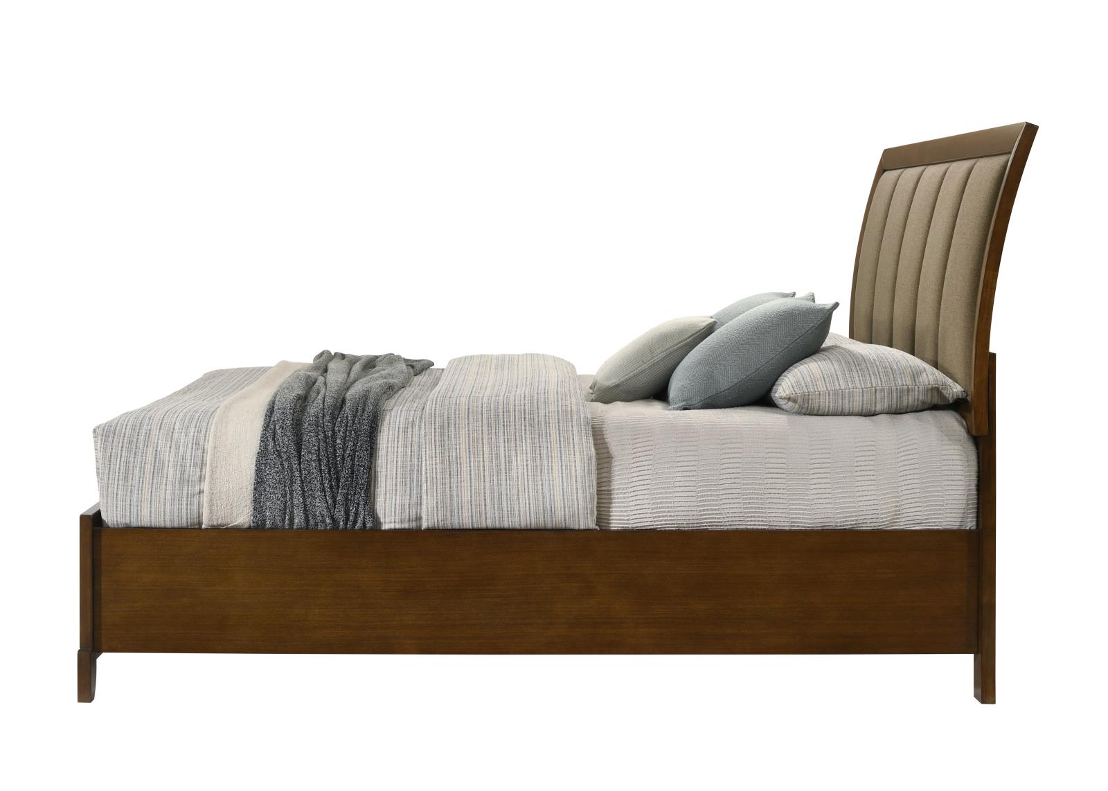 Linden Dark Oak Storage Queen Bed — view 2