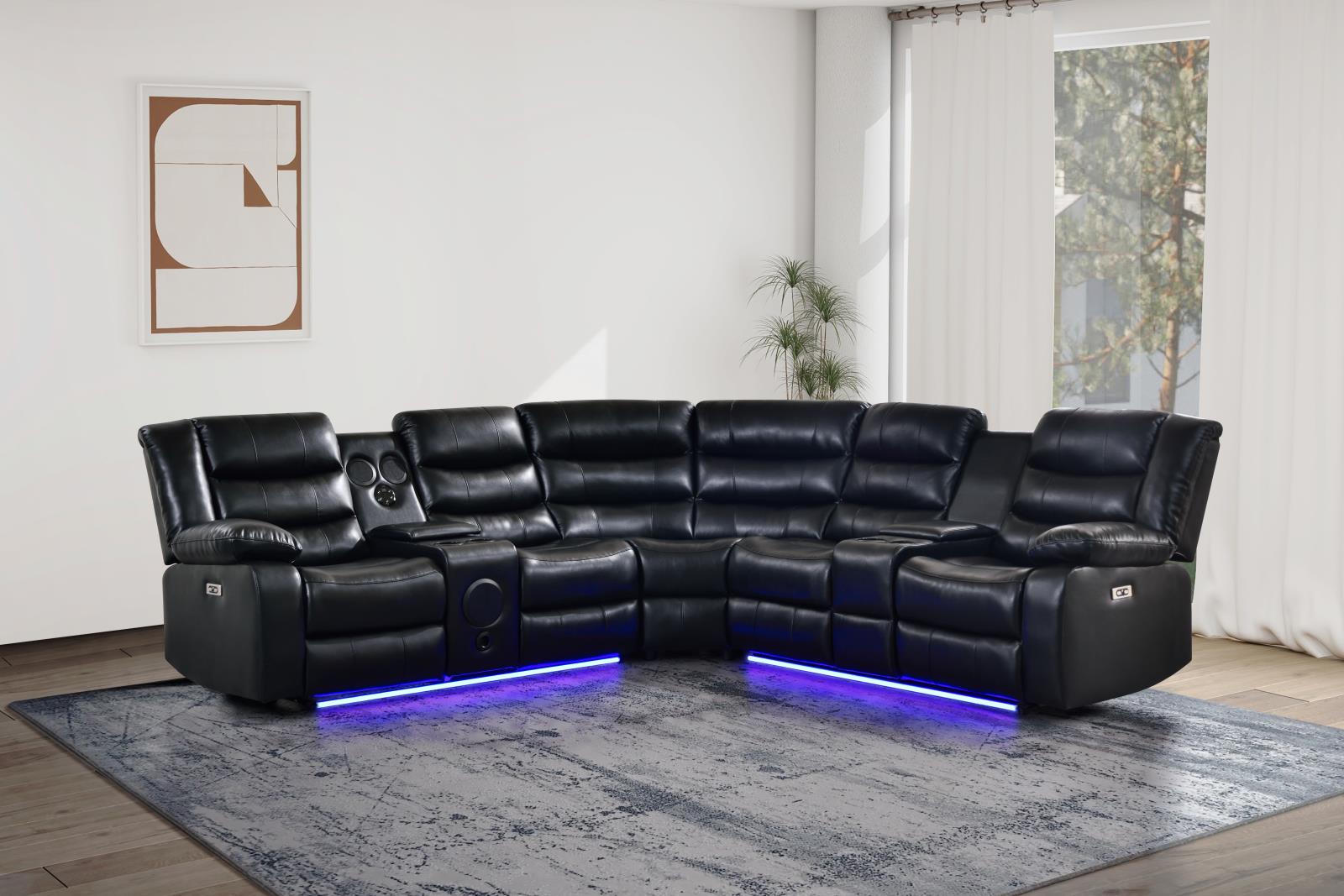 Jovi Black Sectional