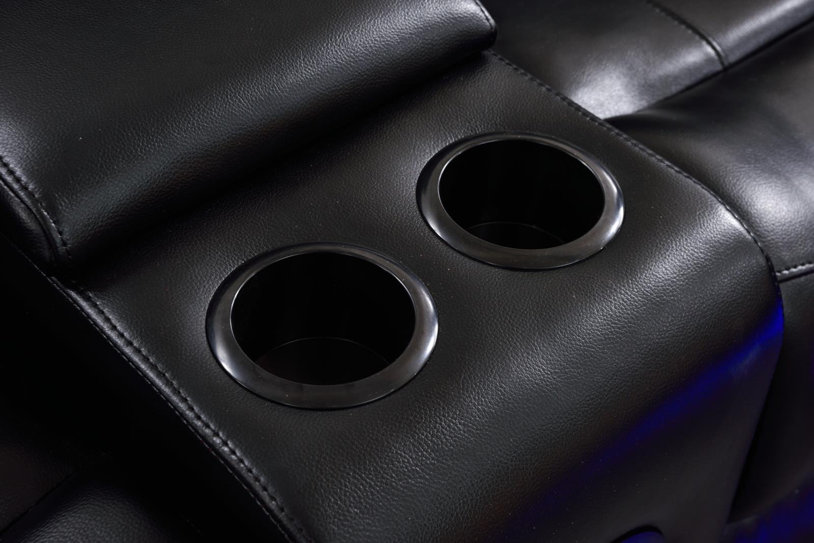 Jovi Black Sectional — view 3