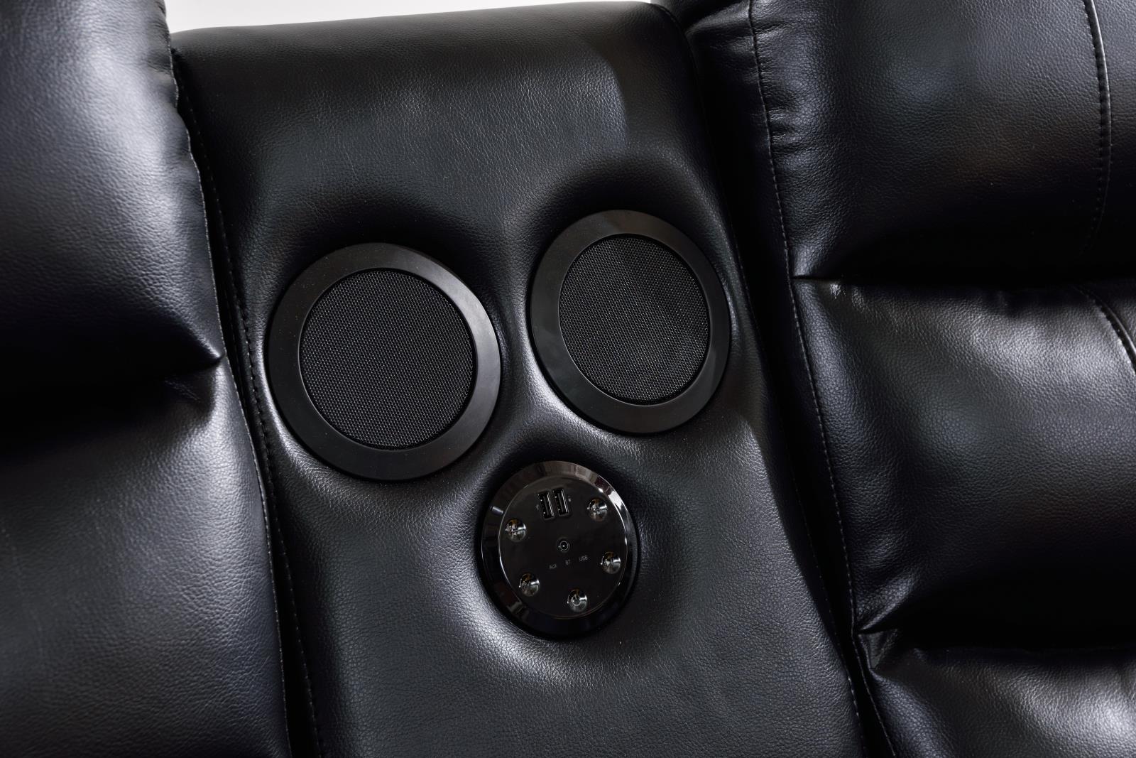 Jovi Black Sectional — view 5