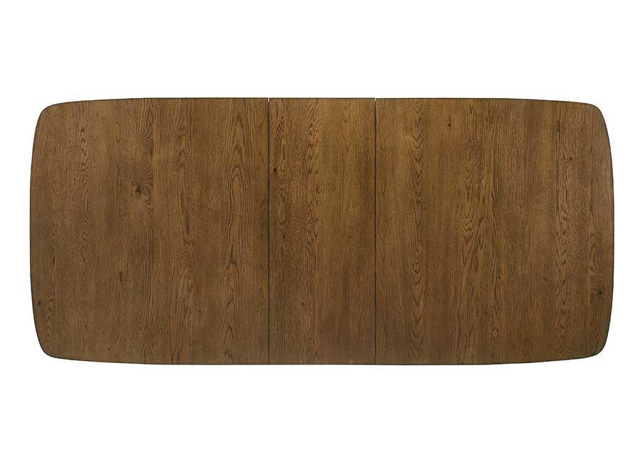 Drapper Oak Color Rectangular Shape Dining Table — view 3